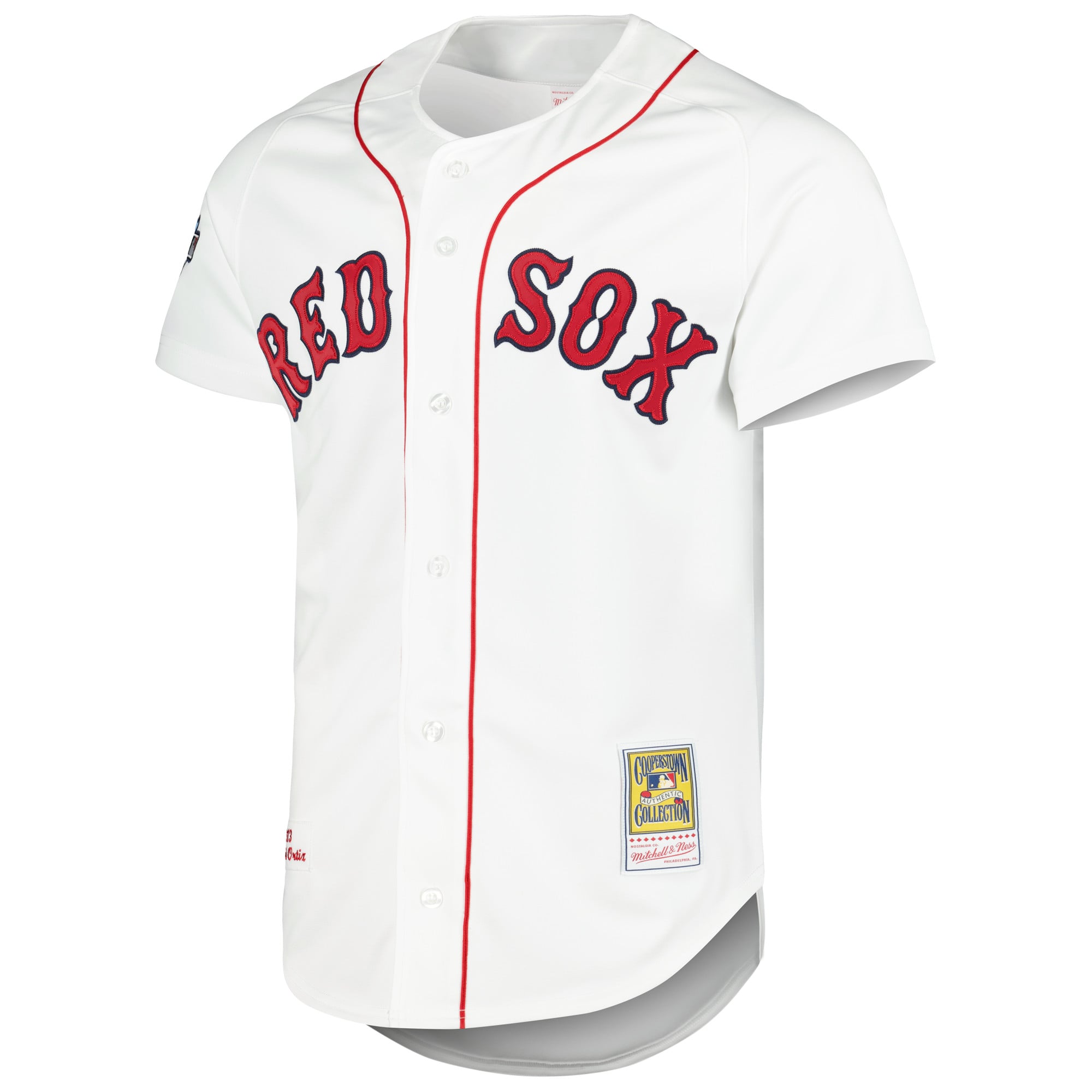 David Ortiz Boston Red Sox Cooperstown Collection Jersey - White - Image 3