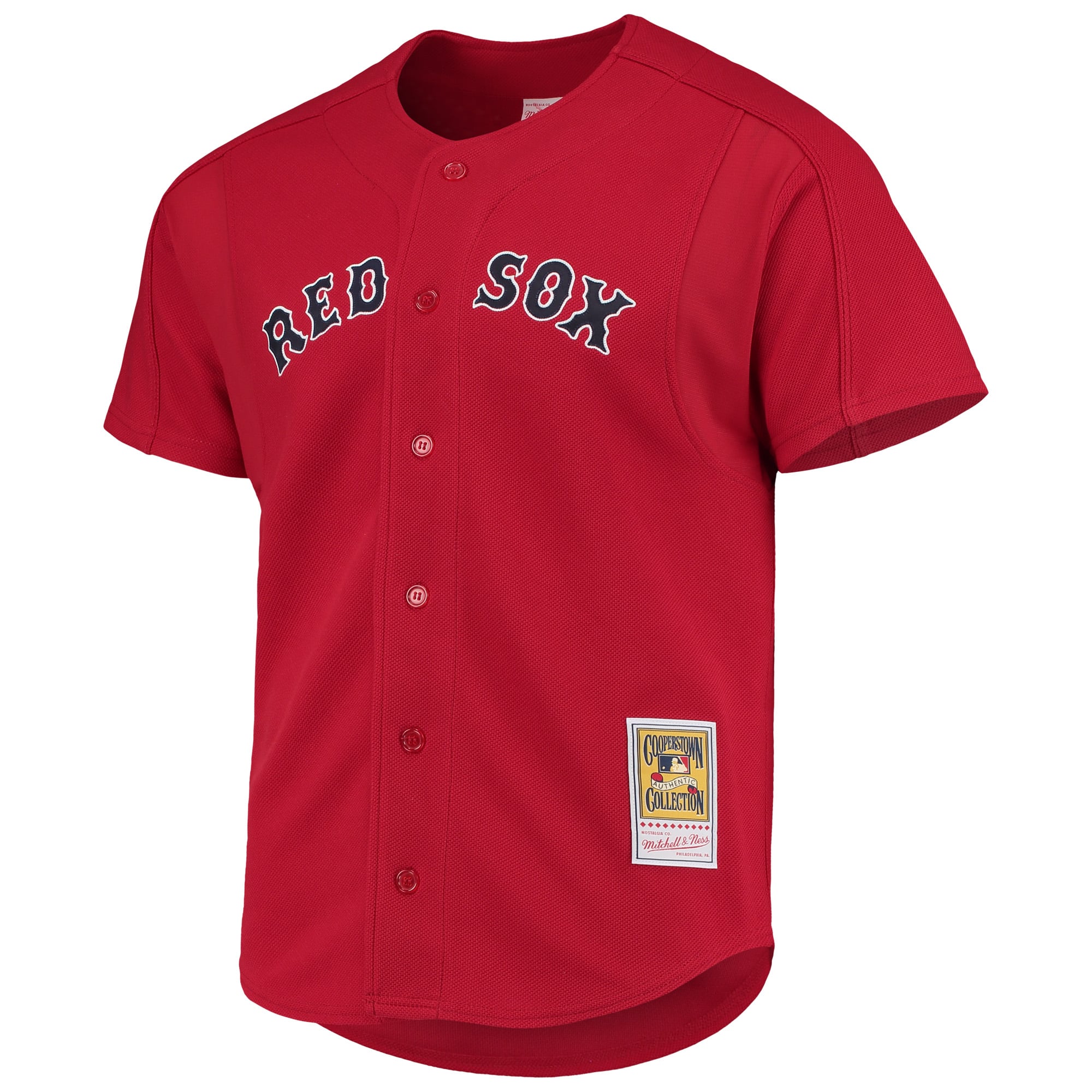David Ortiz Boston Red Sox Cooperstown Collection Mesh Batting Practice Jersey - Red - Image 3