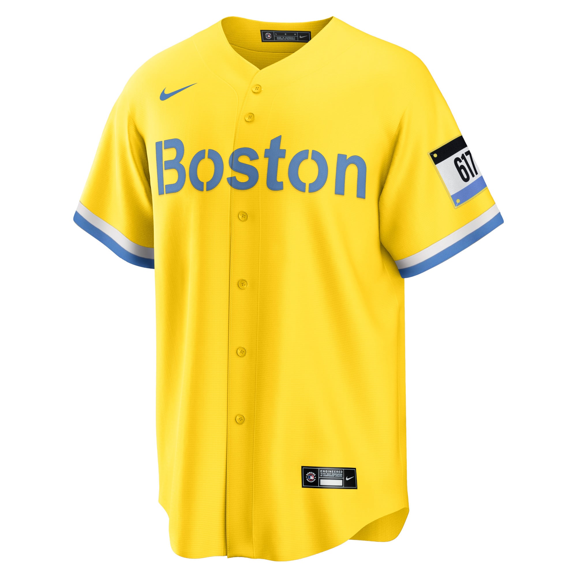 David Ortiz Boston Red Sox Retired Player City Connect Jersey - Gold - Image 3