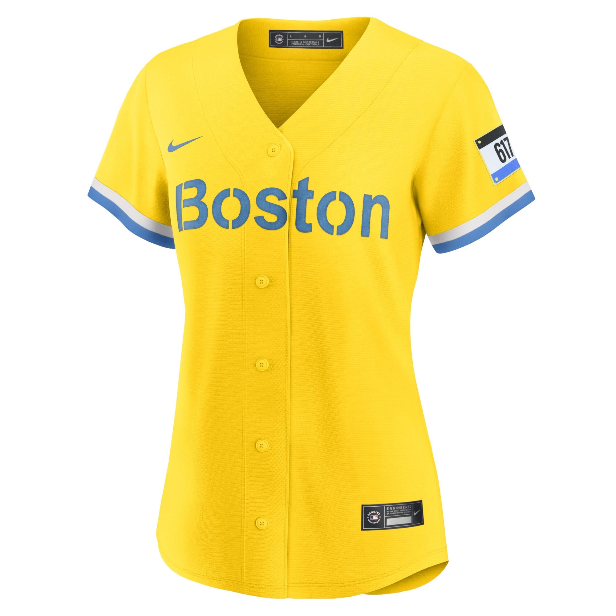David Ortiz Boston Red Sox Women's City Connect Player Jersey - Gold - Image 7