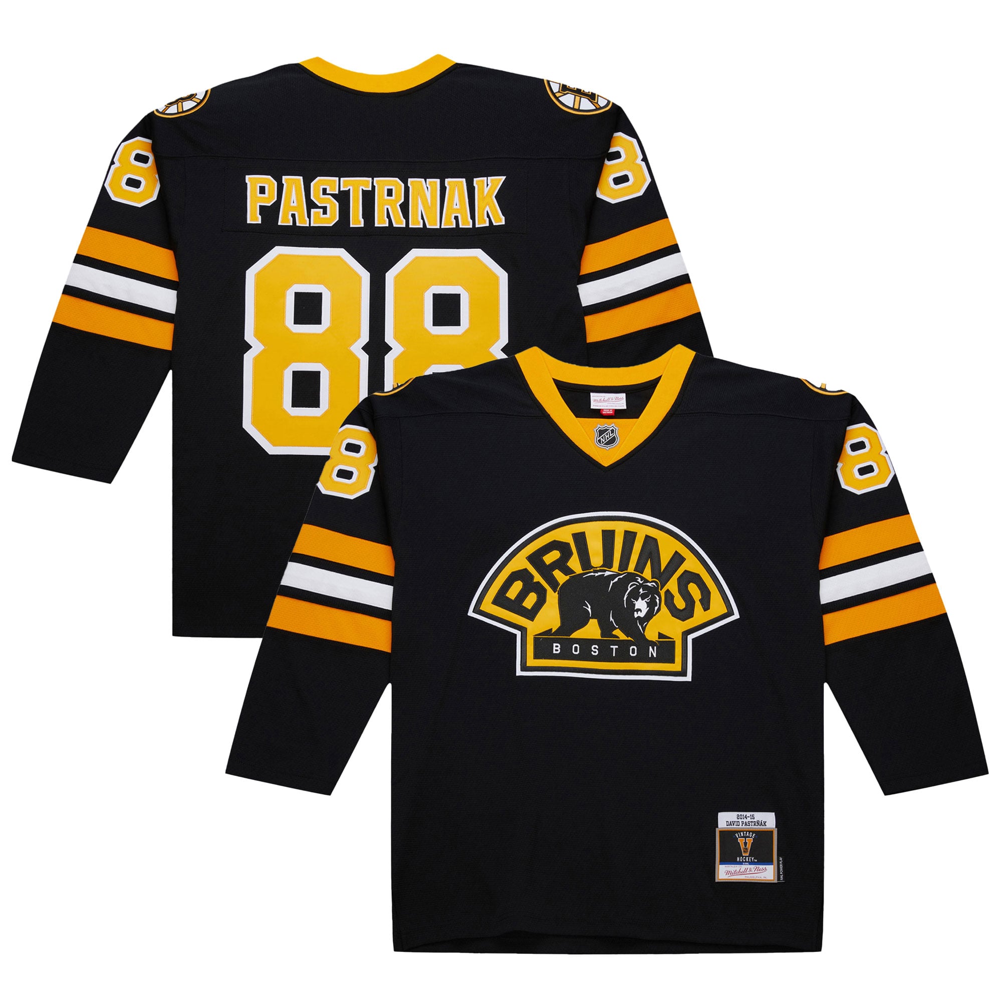 David Pastrnak Boston Bruins 2014-15 Power Play Jersey - Black - Image 2