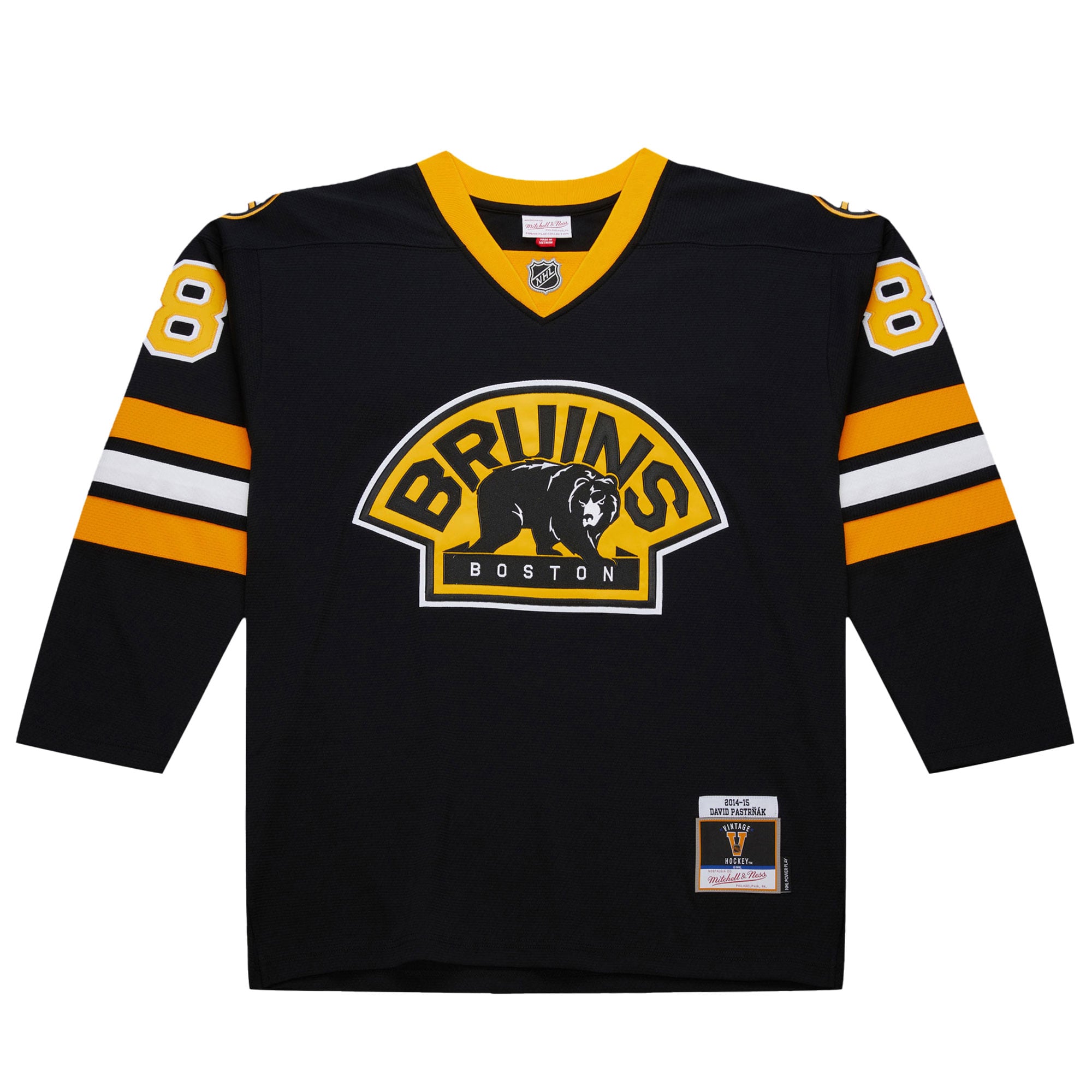 David Pastrnak Boston Bruins 2014-15 Power Play Jersey - Black - Image 3
