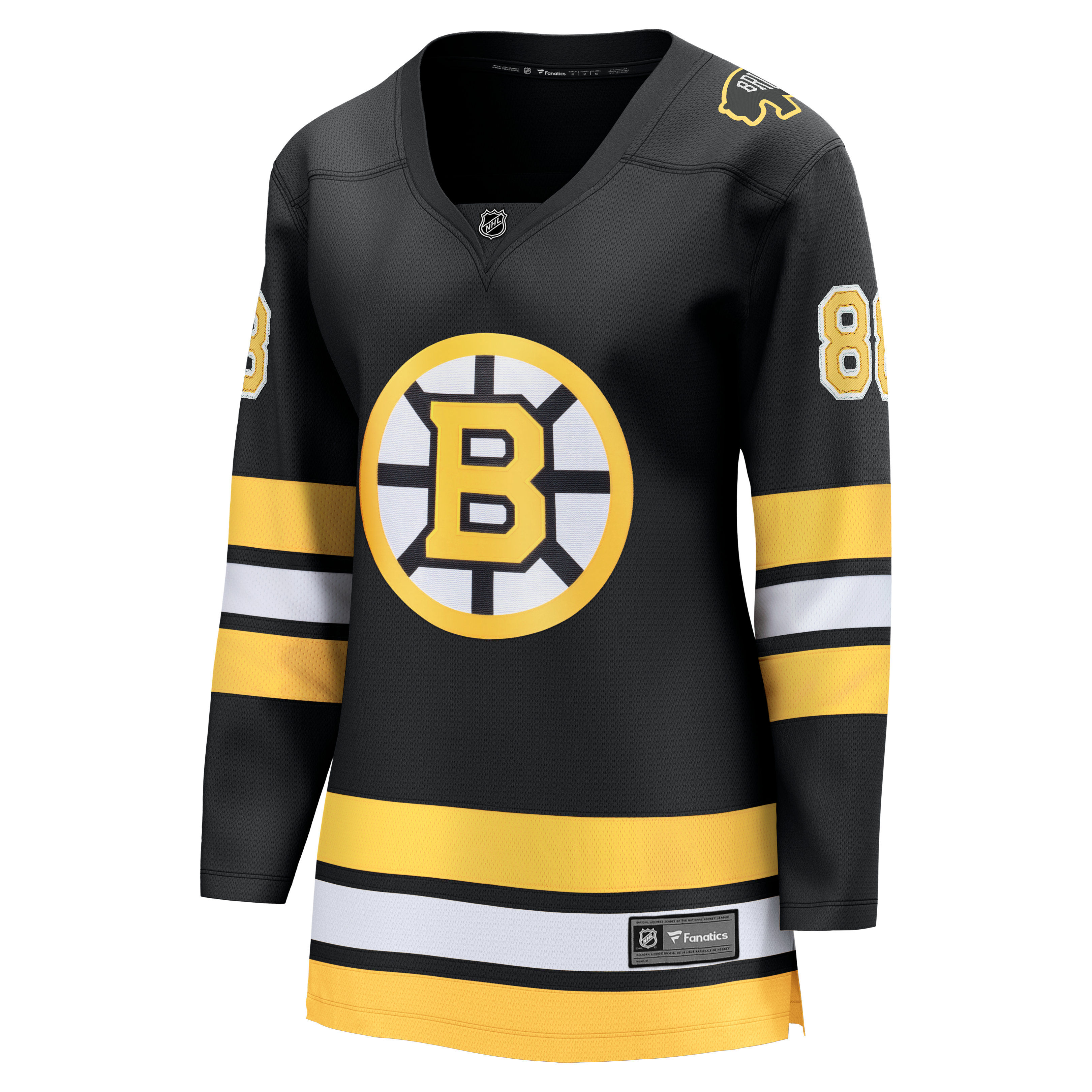 David Pastrnak Boston Bruins Women's Home Breakaway Jersey - Black - Image 3