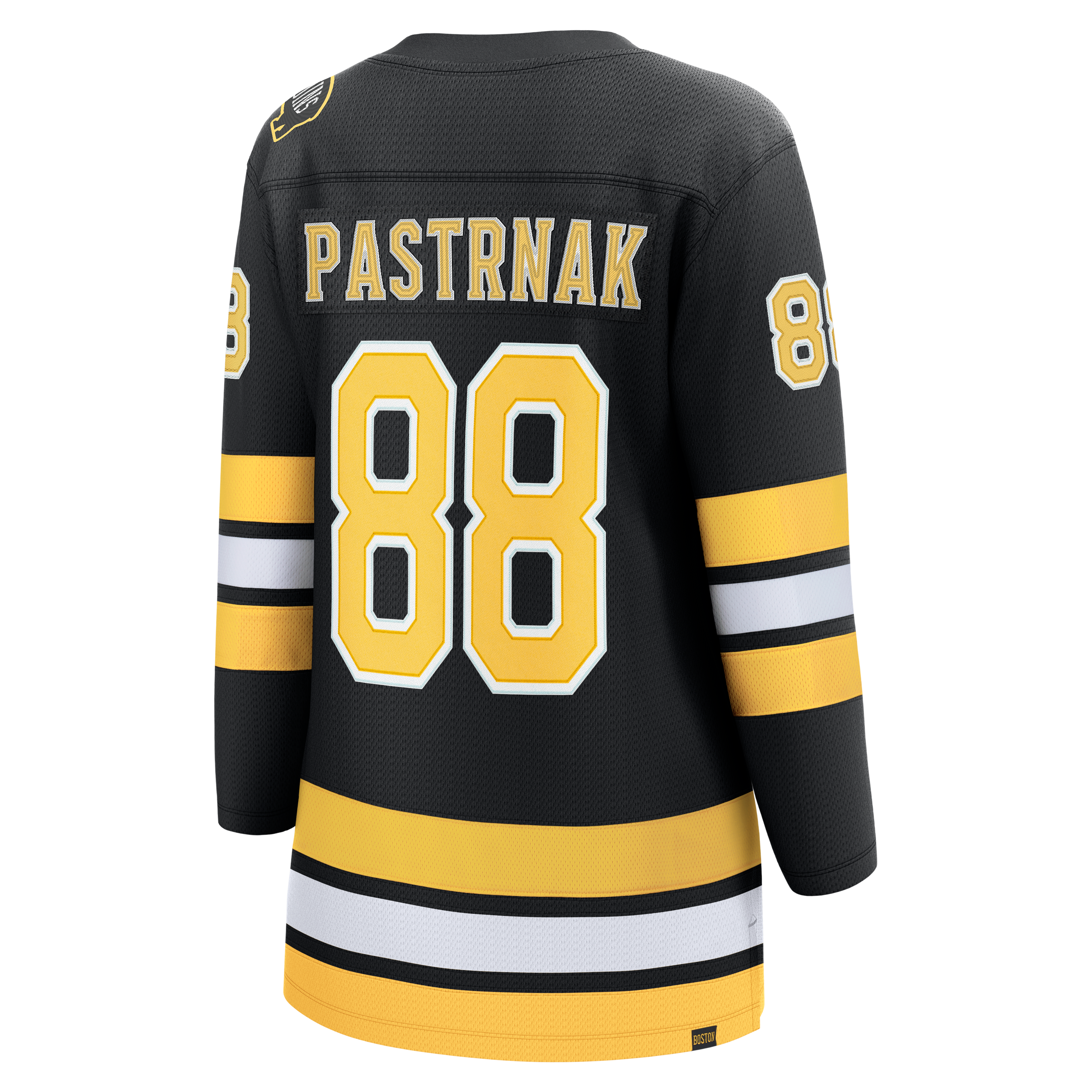 David Pastrnak Boston Bruins Women's Home Breakaway Jersey - Black - Image 4