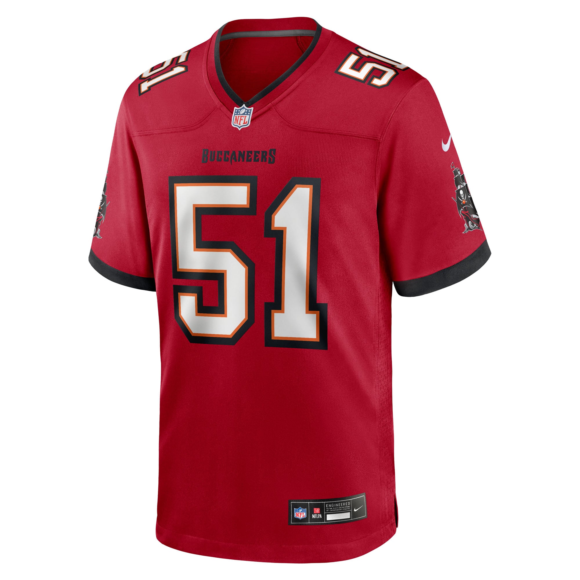 David Walker Tampa Bay Buccaneers Team Game Jersey - Red - Image 3