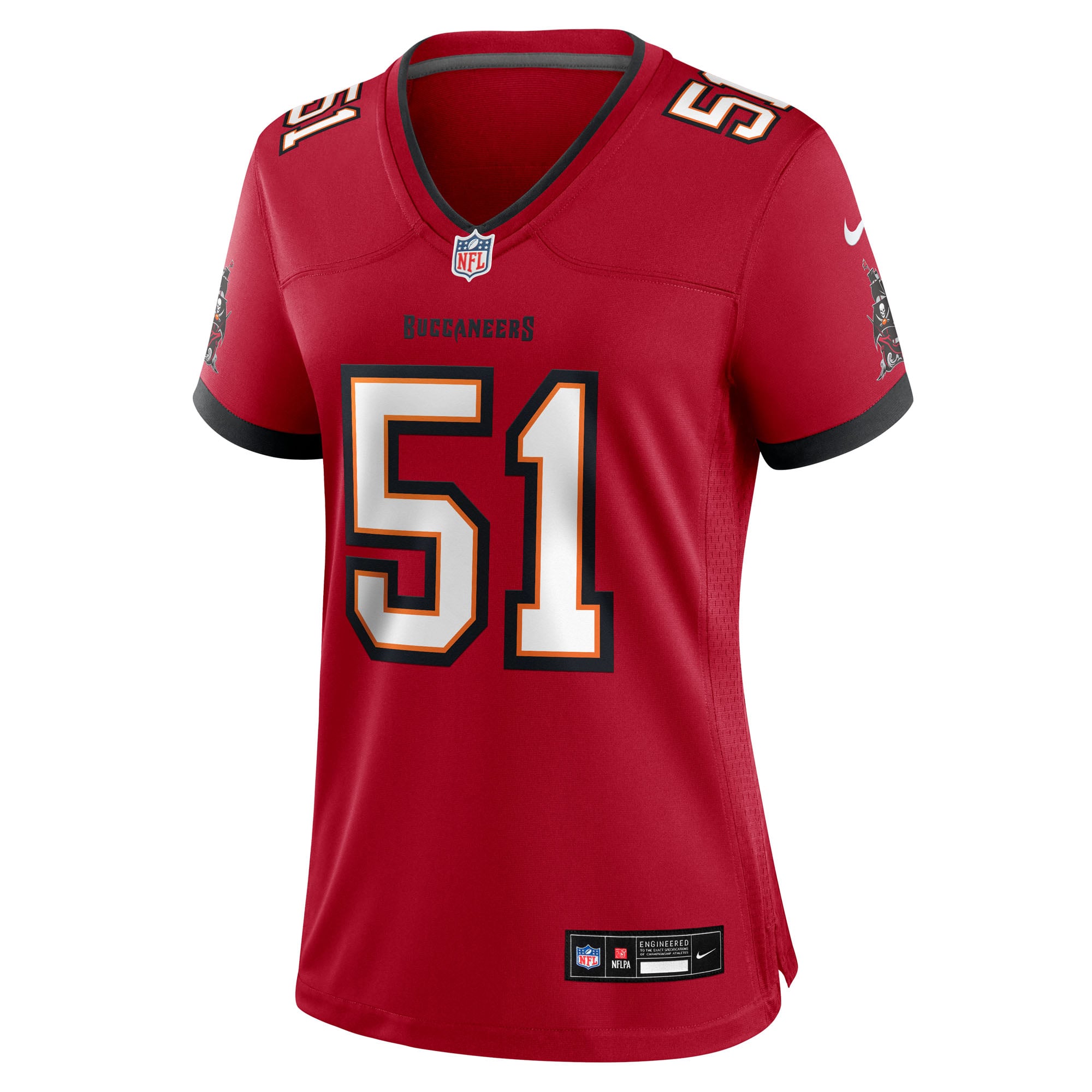 David Walker Tampa Bay Buccaneers Women's Team Game Jersey - Red - Image 3