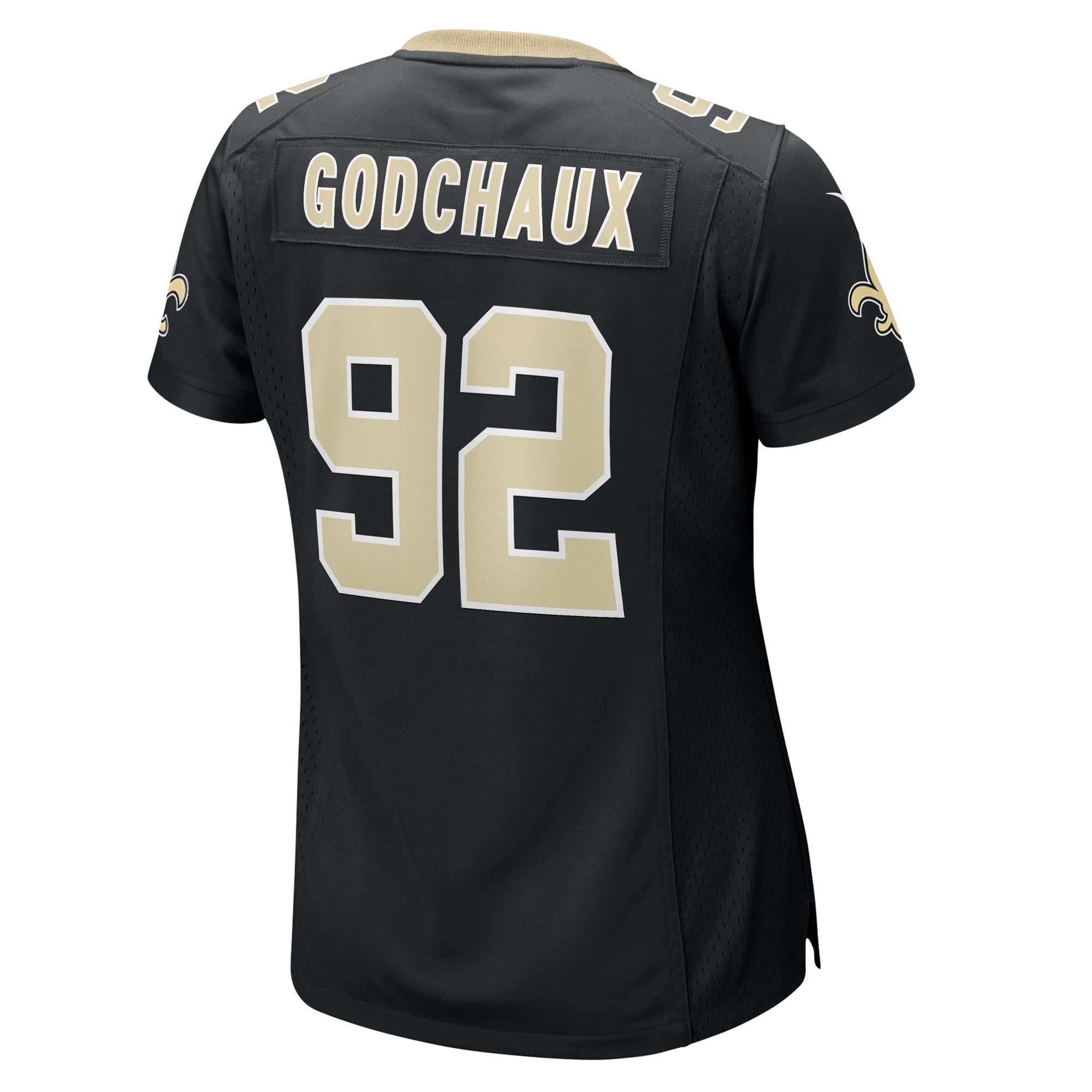 Davon Godchaux New Orleans Saints Women's Team Game Jersey - Black - Image 4