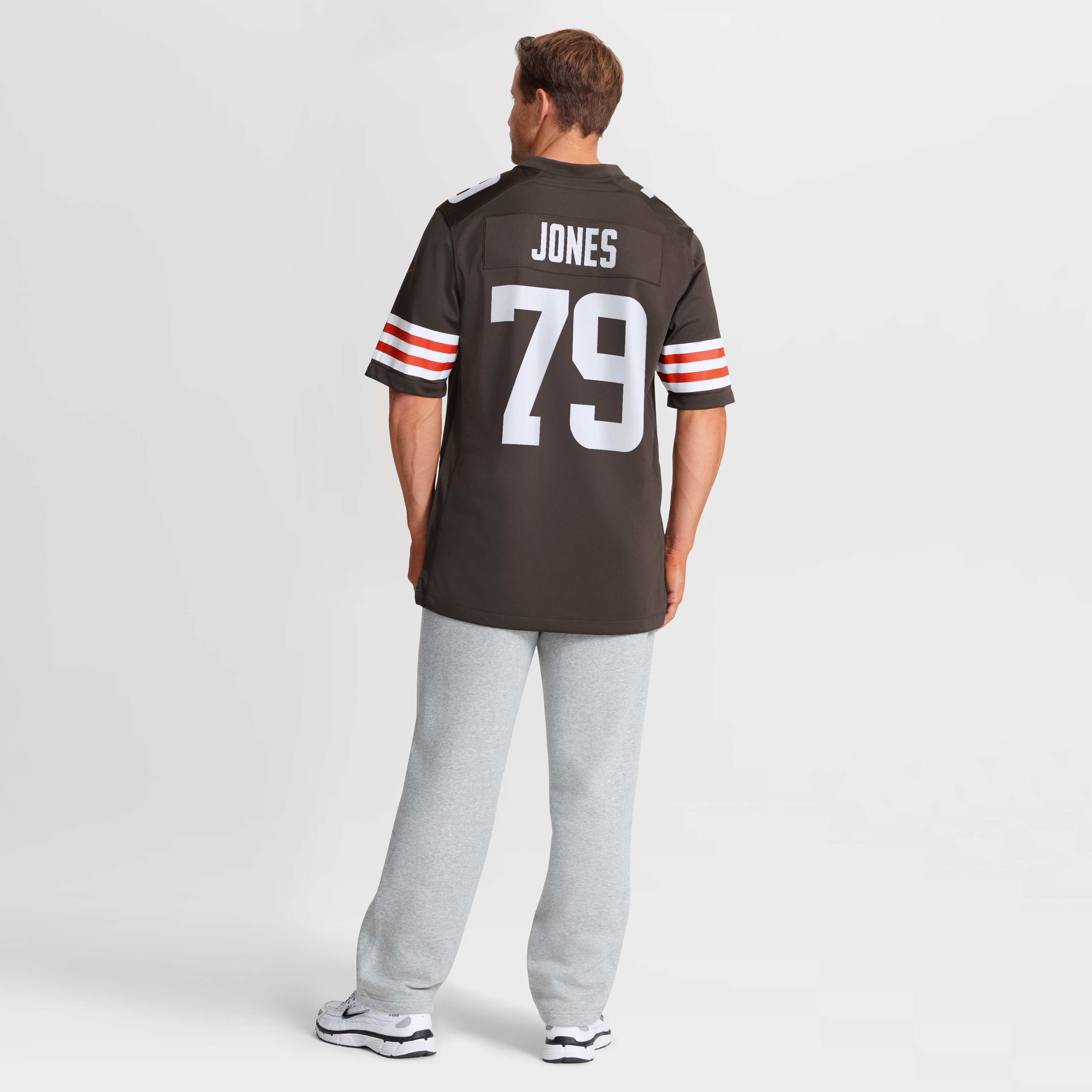 Dawand Jones Cleveland Browns Team Game Jersey - Brown - Image 9