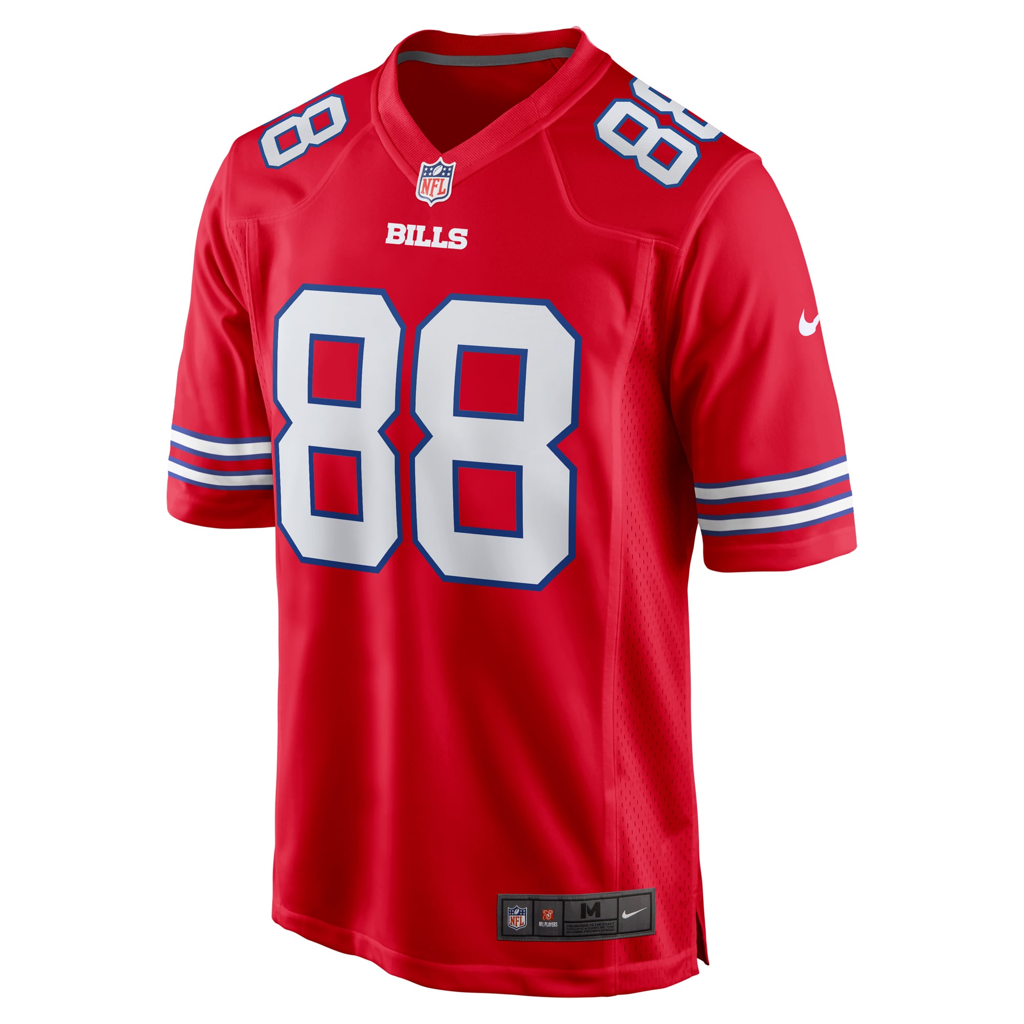 Dawson Knox Buffalo Bills Alternate Game Jersey - Red - Image 3