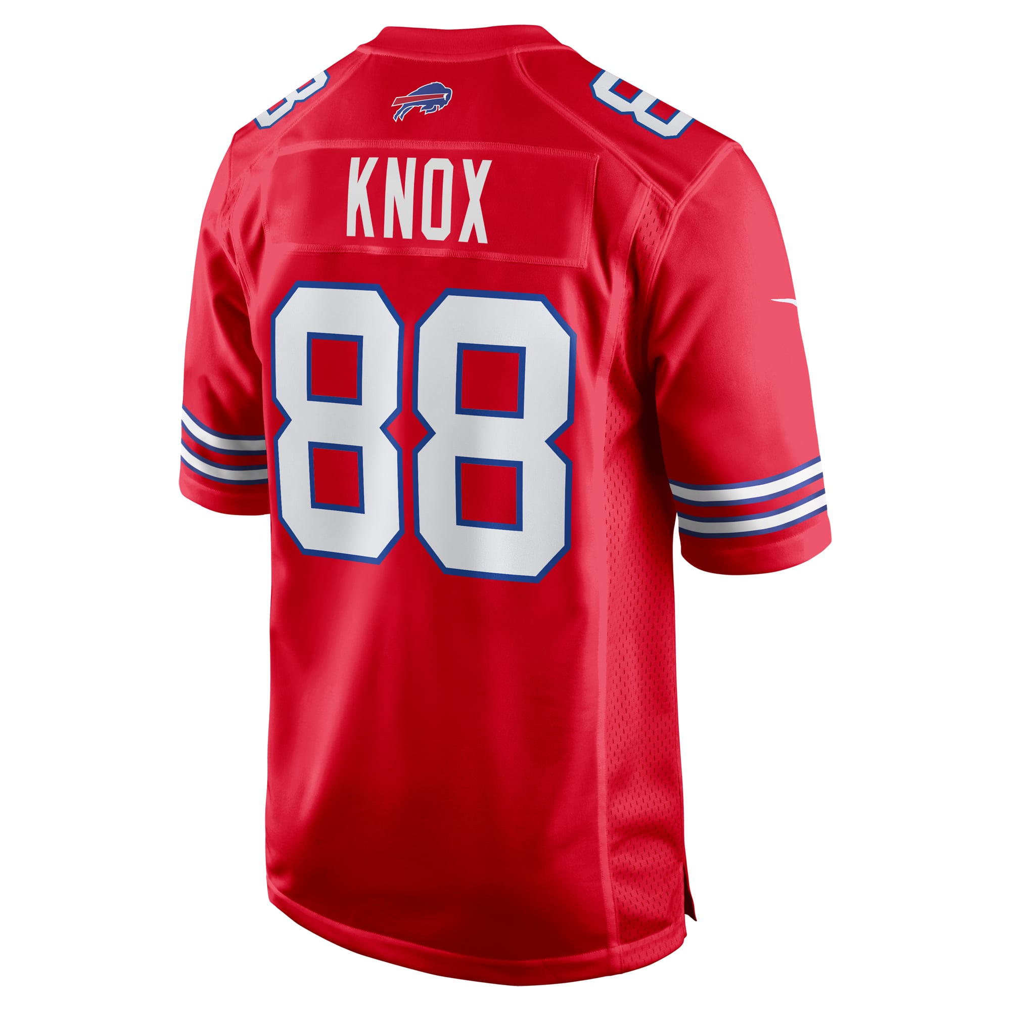 Dawson Knox Buffalo Bills Alternate Game Jersey - Red - Image 4