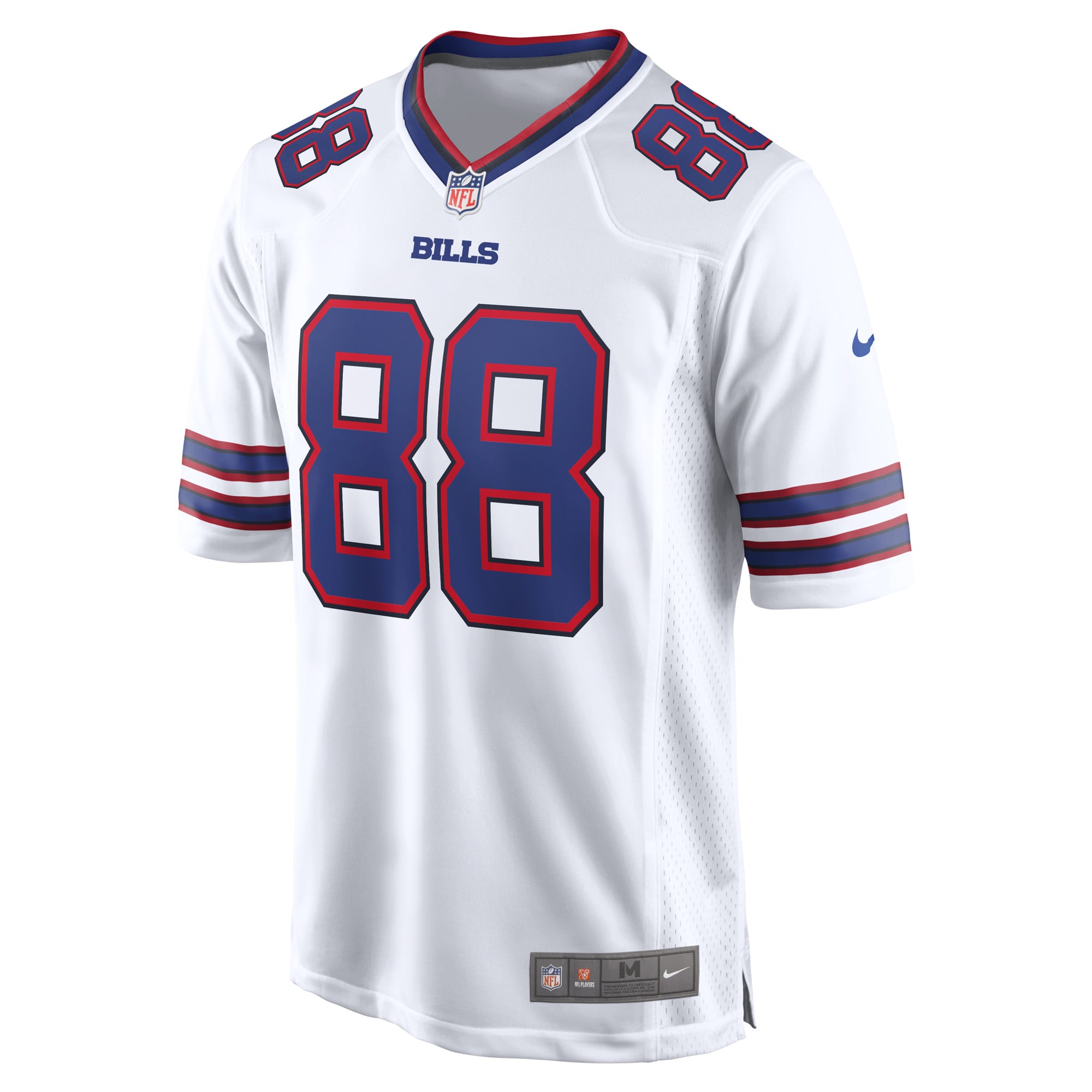 Dawson Knox Buffalo Bills Away Game Player Jersey - White - Image 3