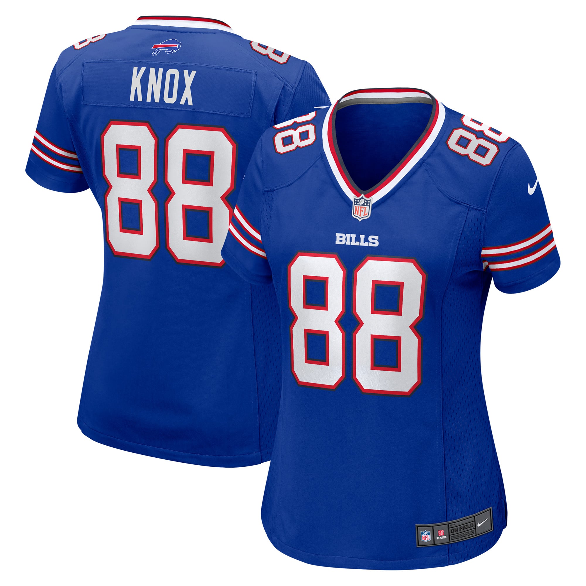Dawson Knox Buffalo Bills Women's Game Jersey - Royal - Image 2