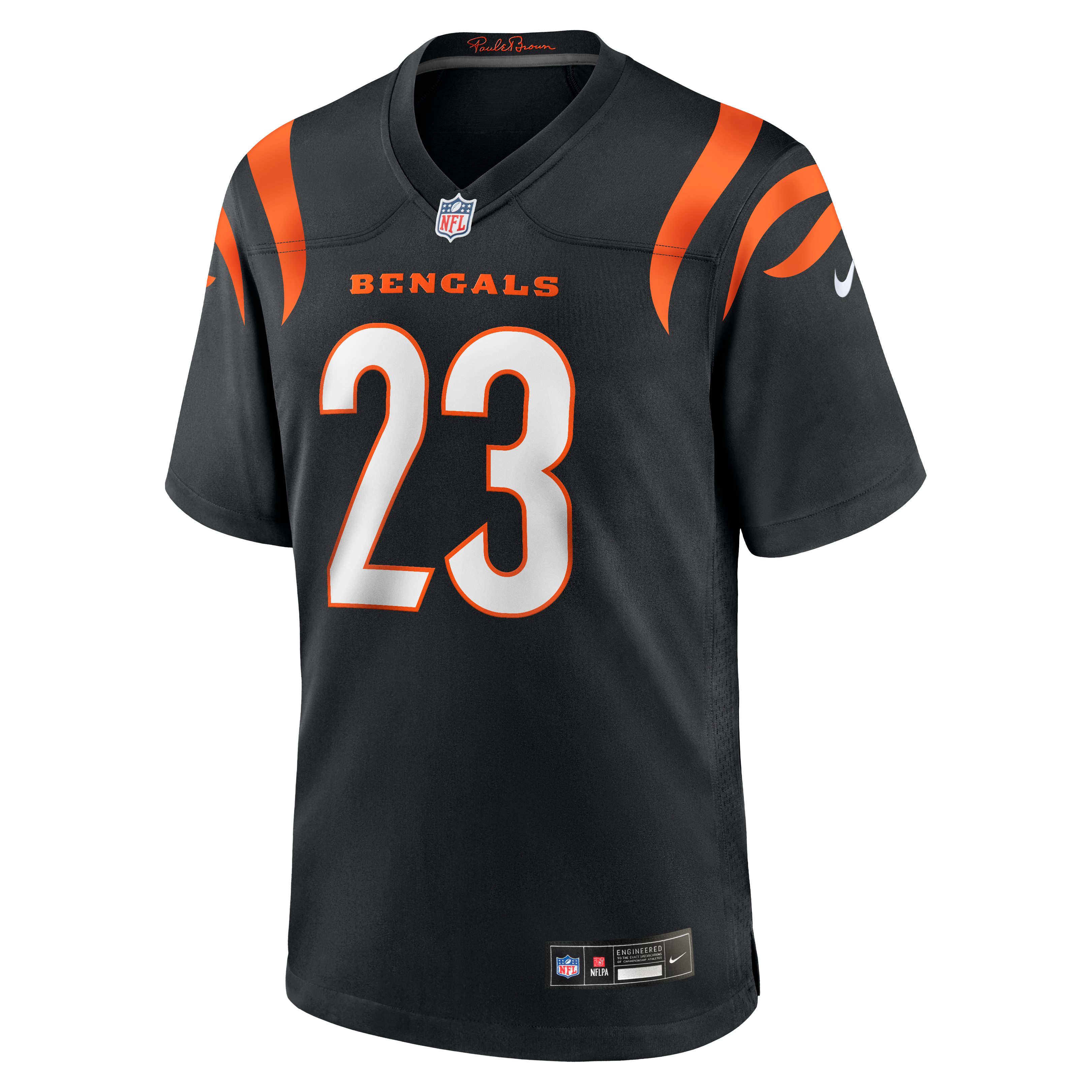 Daxton Hill Cincinnati Bengals Player Game Jersey - Black - Image 3