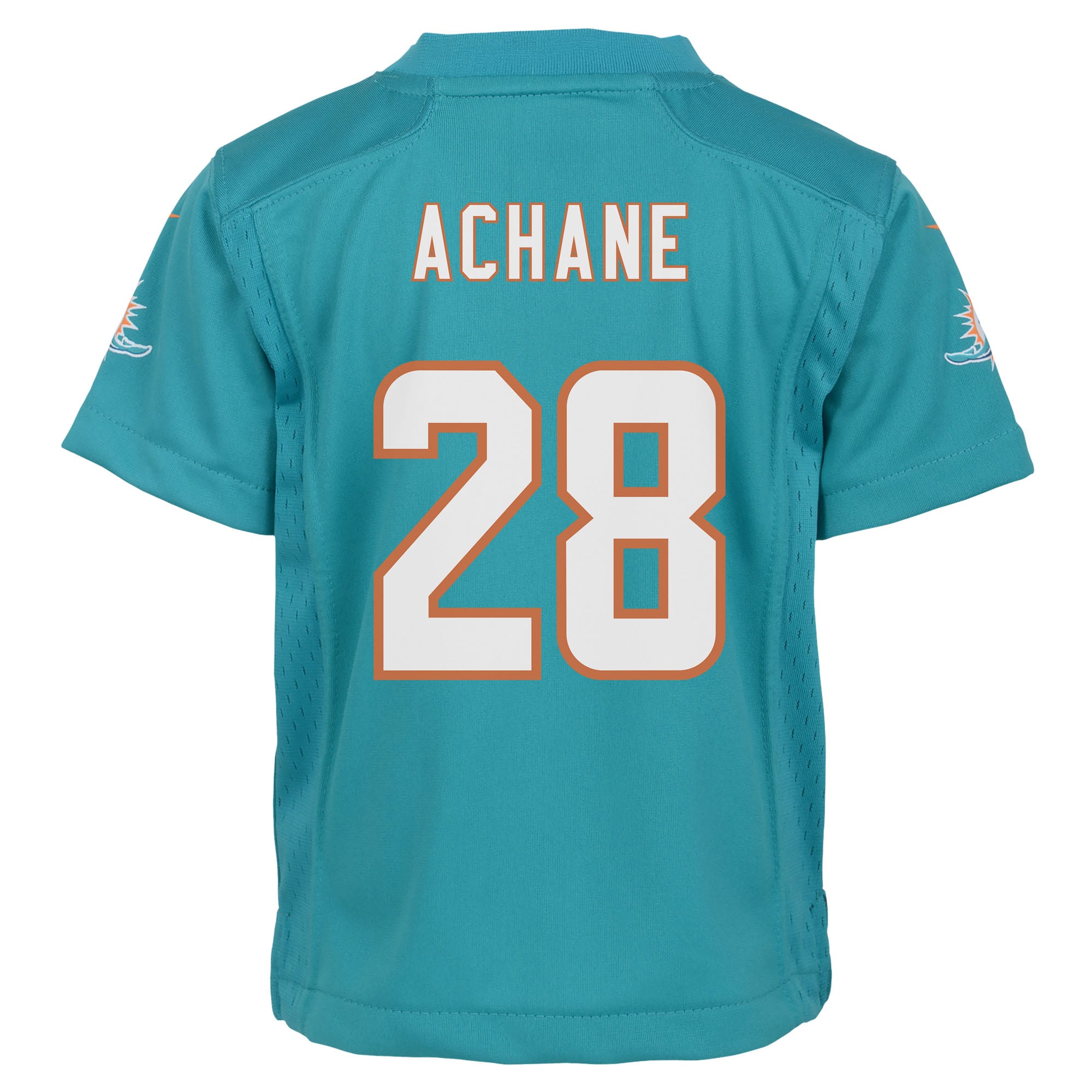 De’Von Achane Miami Dolphins Preschool Team Game Jersey - Aqua - Image 4