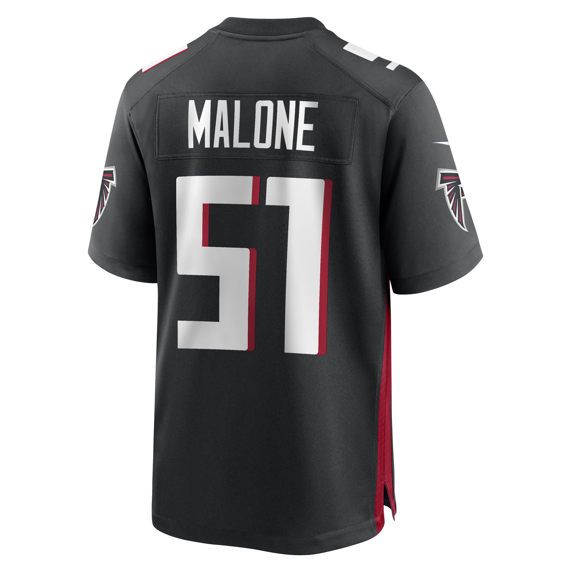 DeAngelo Malone Atlanta Falcons Game Player Jersey - Black - Image 4