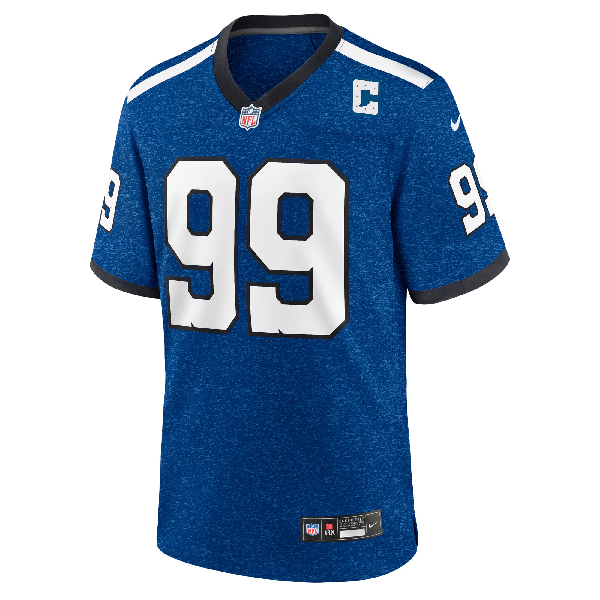 DeForest Buckner Indianapolis Colts Alternate Game Jersey - Blue - Image 3