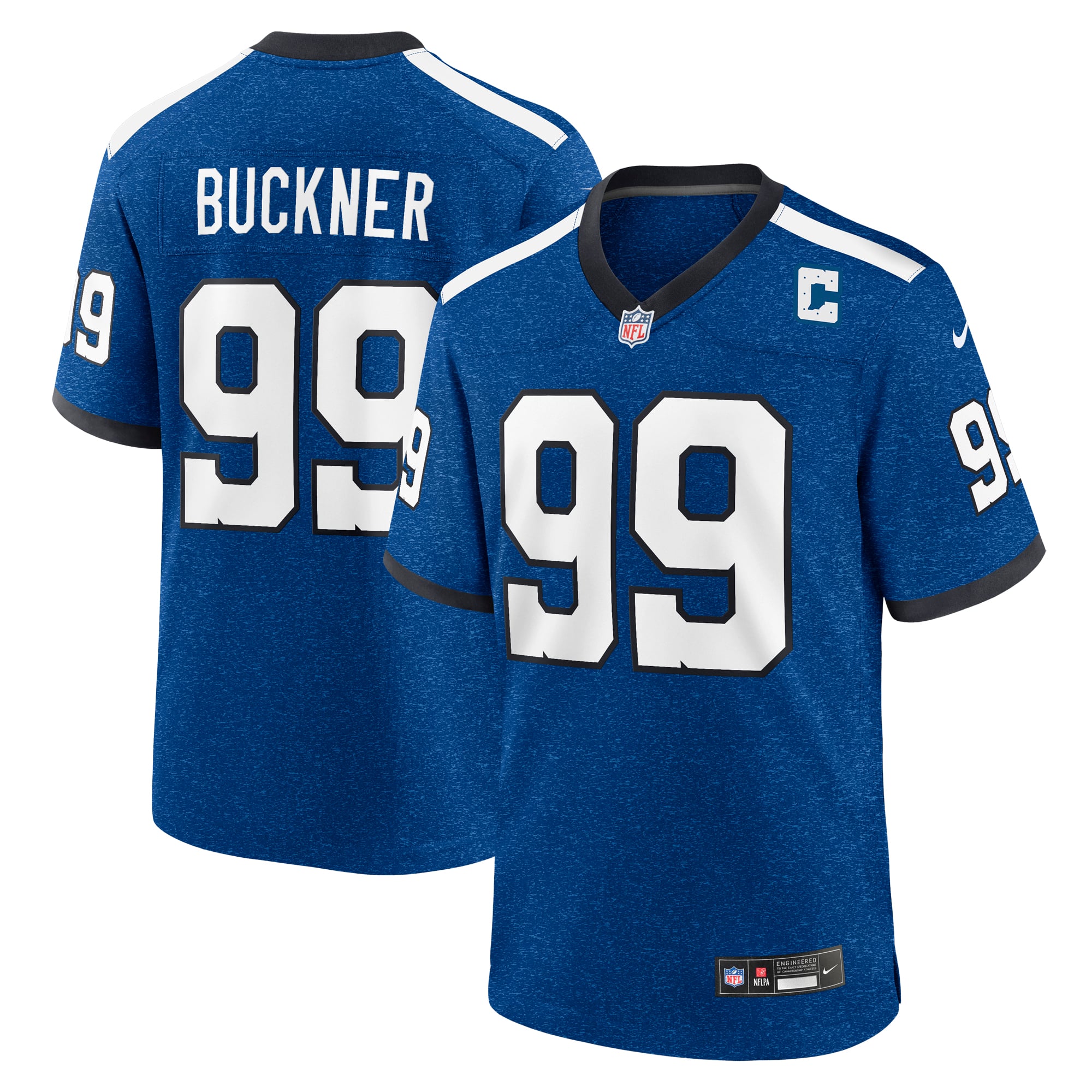 DeForest Buckner Indianapolis Colts Alternate Game Jersey - Blue - Image 2