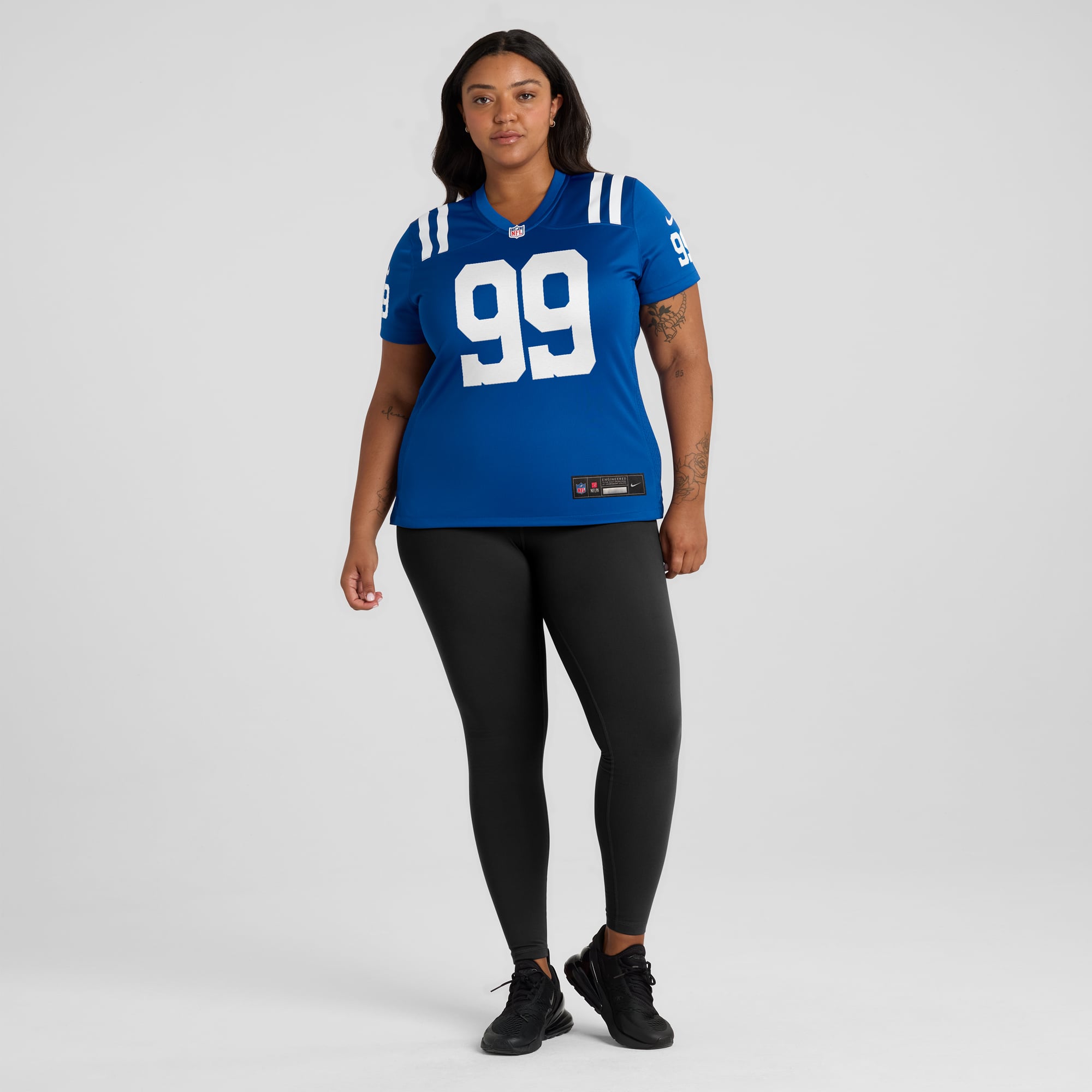 DeForest Buckner Indianapolis Colts Women's Game Player Jersey - Royal - Image 7