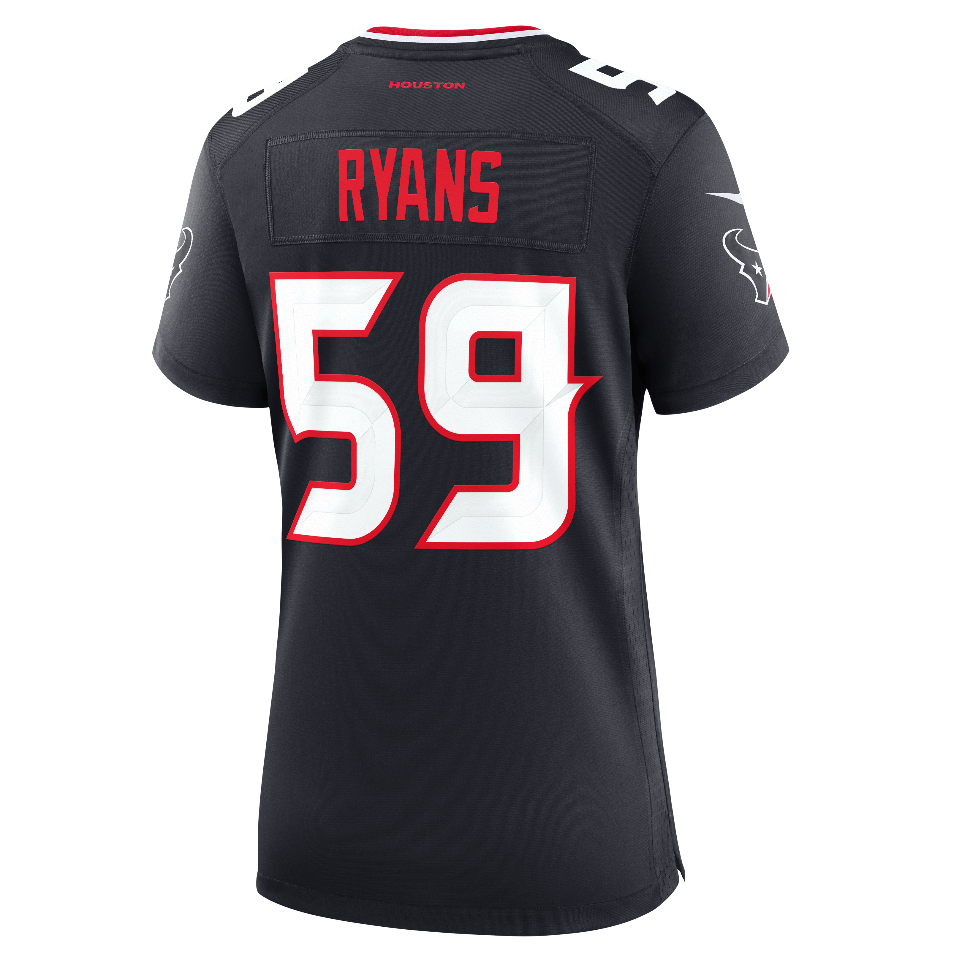 DeMeco Ryans Houston Texans Women's Team Retired Game Jersey - Navy - Image 4