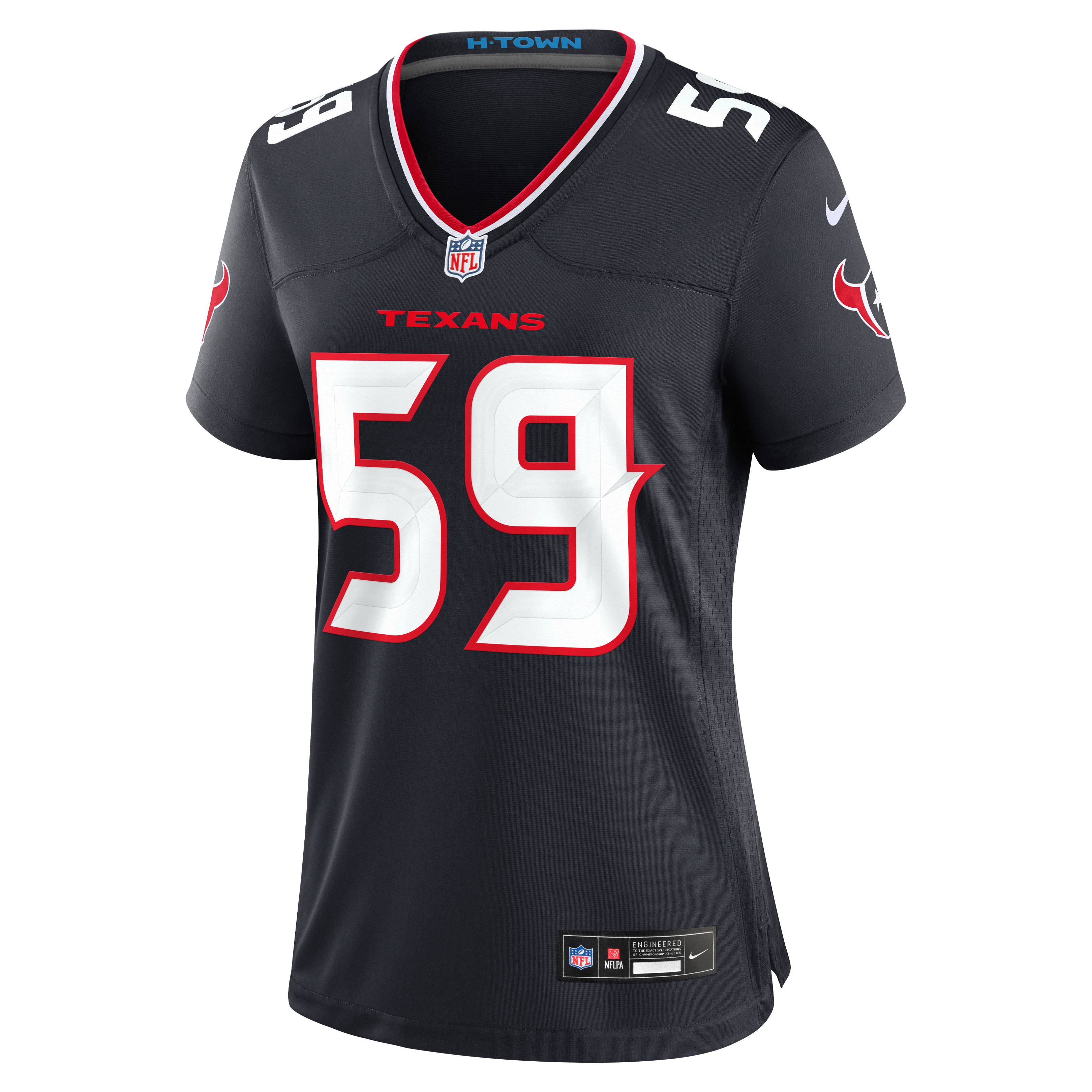 DeMeco Ryans Houston Texans Women's Team Retired Game Jersey - Navy - Image 3