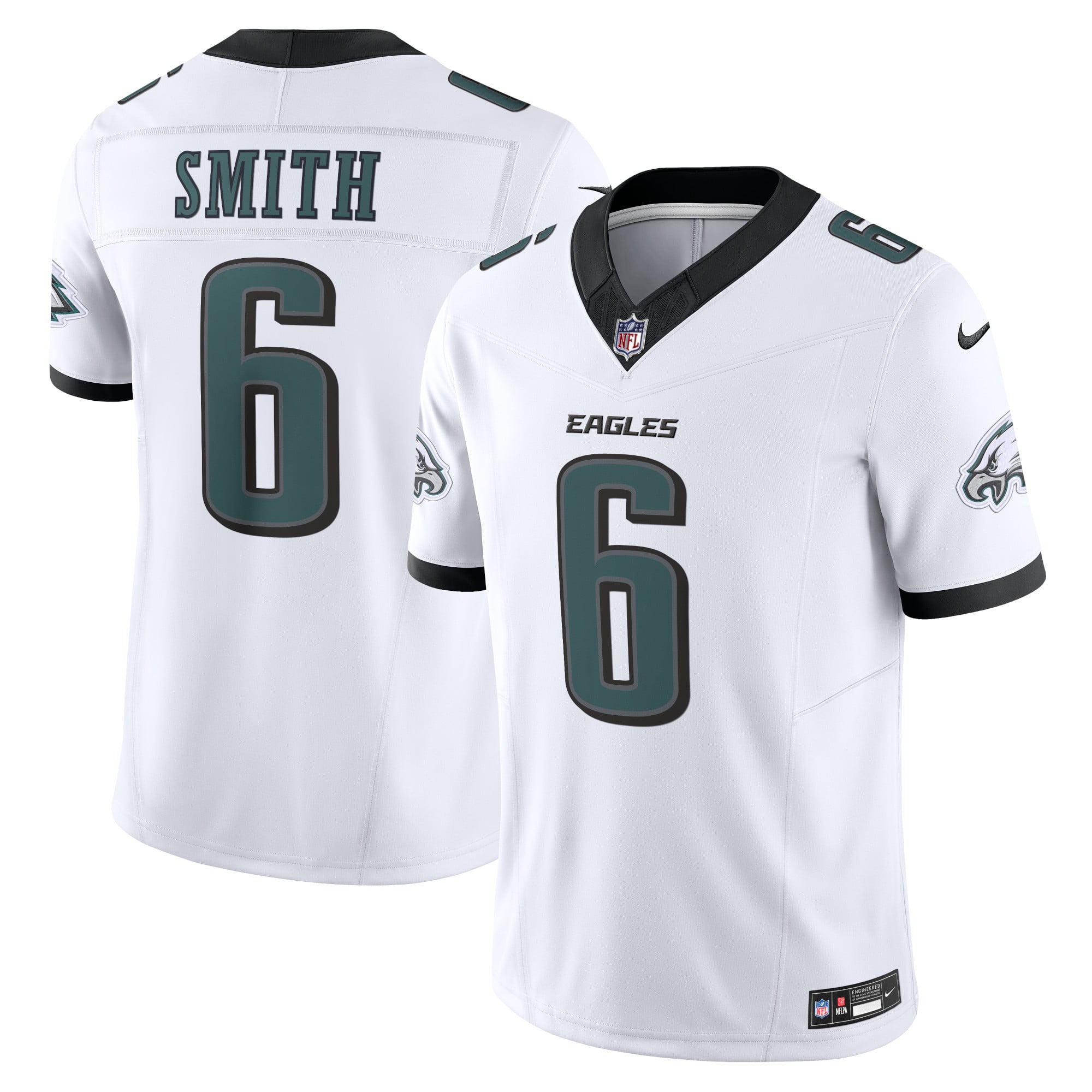 DeVonta Smith Philadelphia Eagles Alternate Vapor F.U.S.E. Limited Jersey - White - Image 2