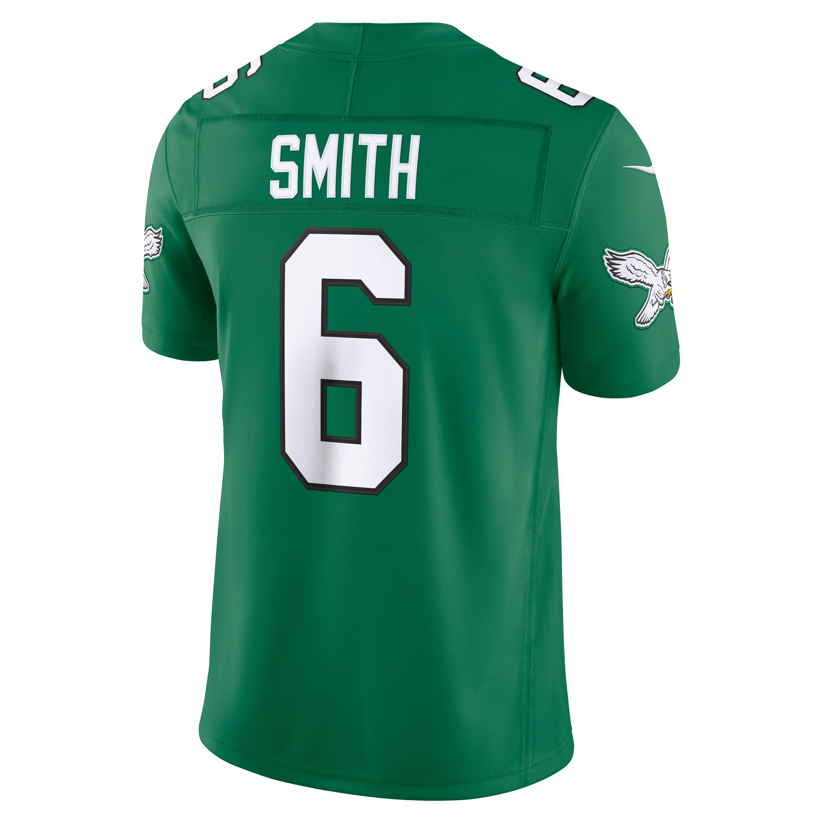 DeVonta Smith Philadelphia Eagles Alternate Vapor F.U.S.E. Stitched Limited Jersey - Kelly Green - Image 4