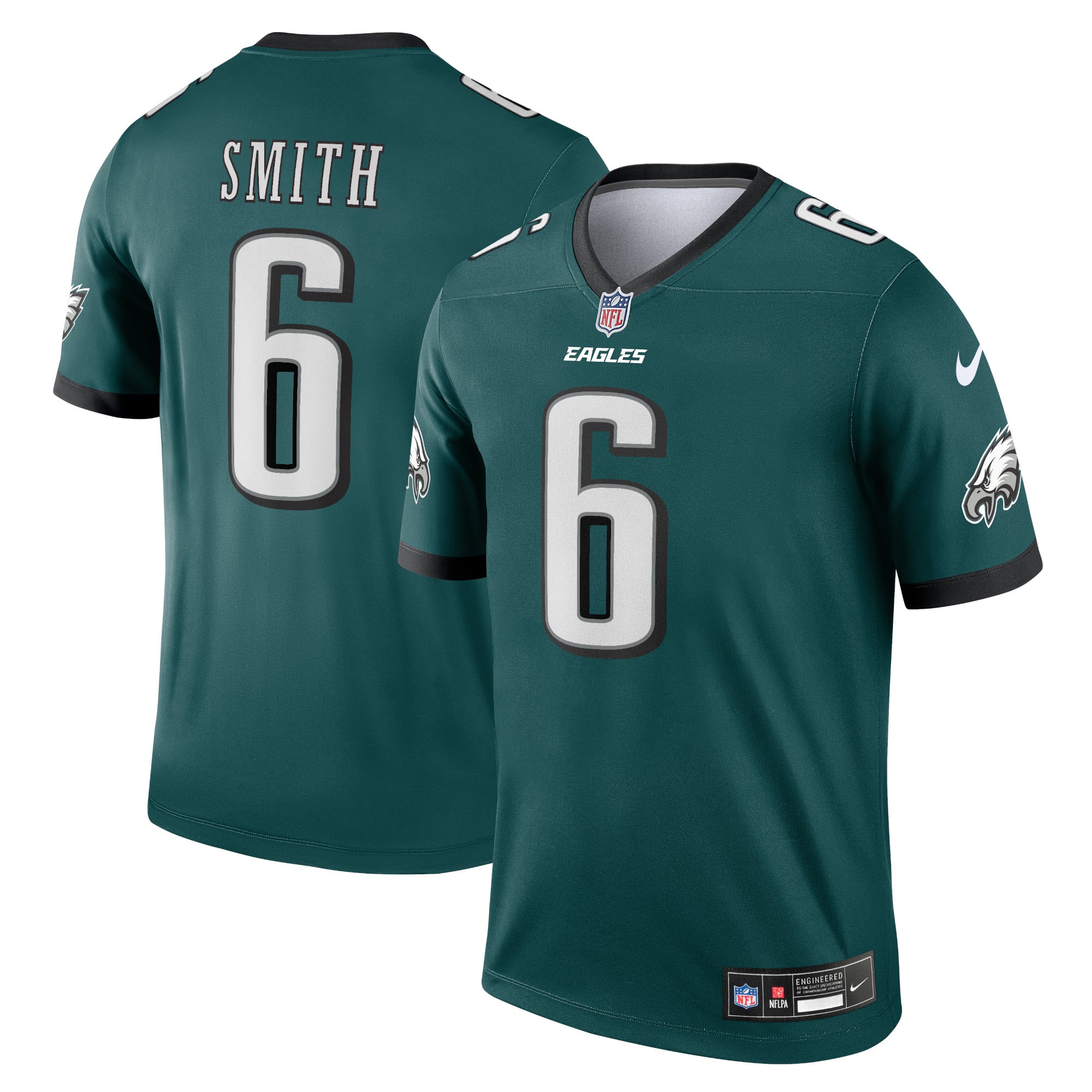 DeVonta Smith Philadelphia Eagles Legend Player Performance Top - Green - Image 2