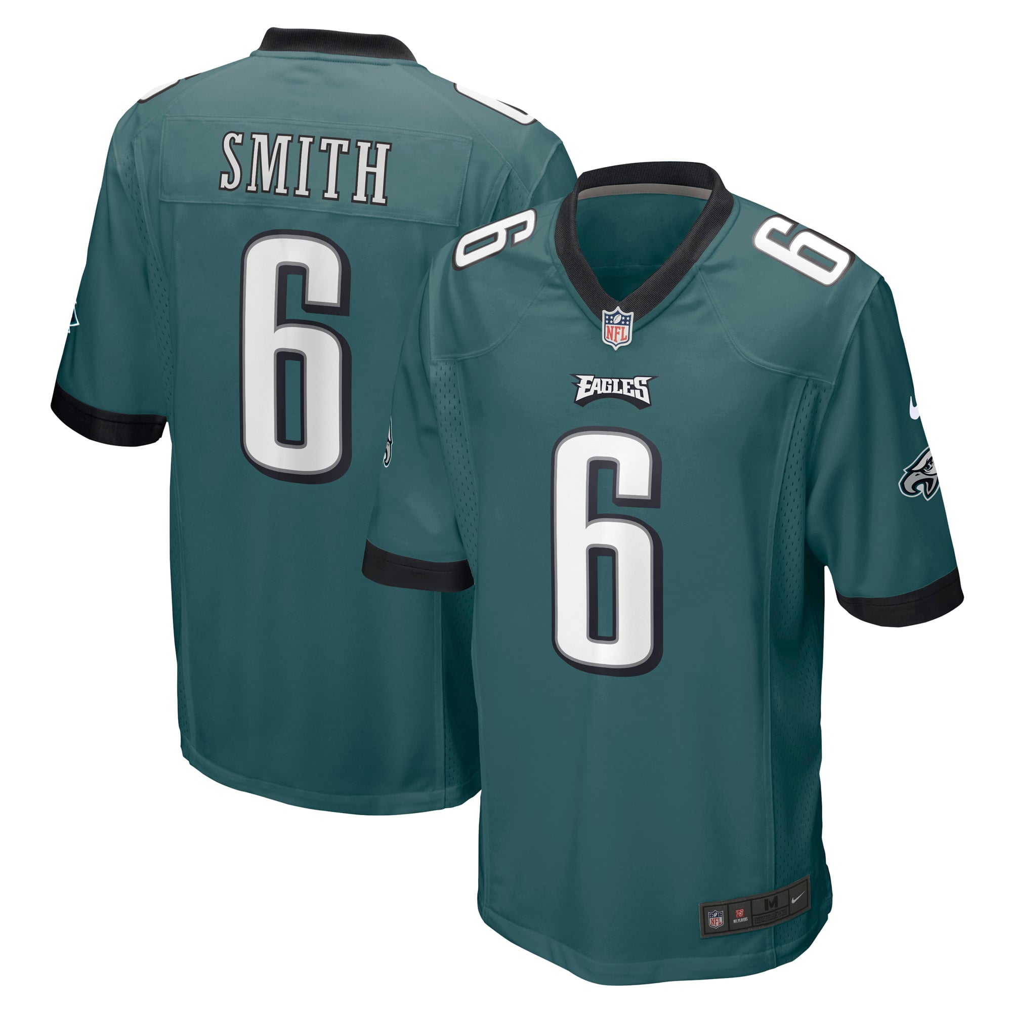 DeVonta Smith Philadelphia Eagles Player Game Jersey - Midnight Green - Green - Image 2