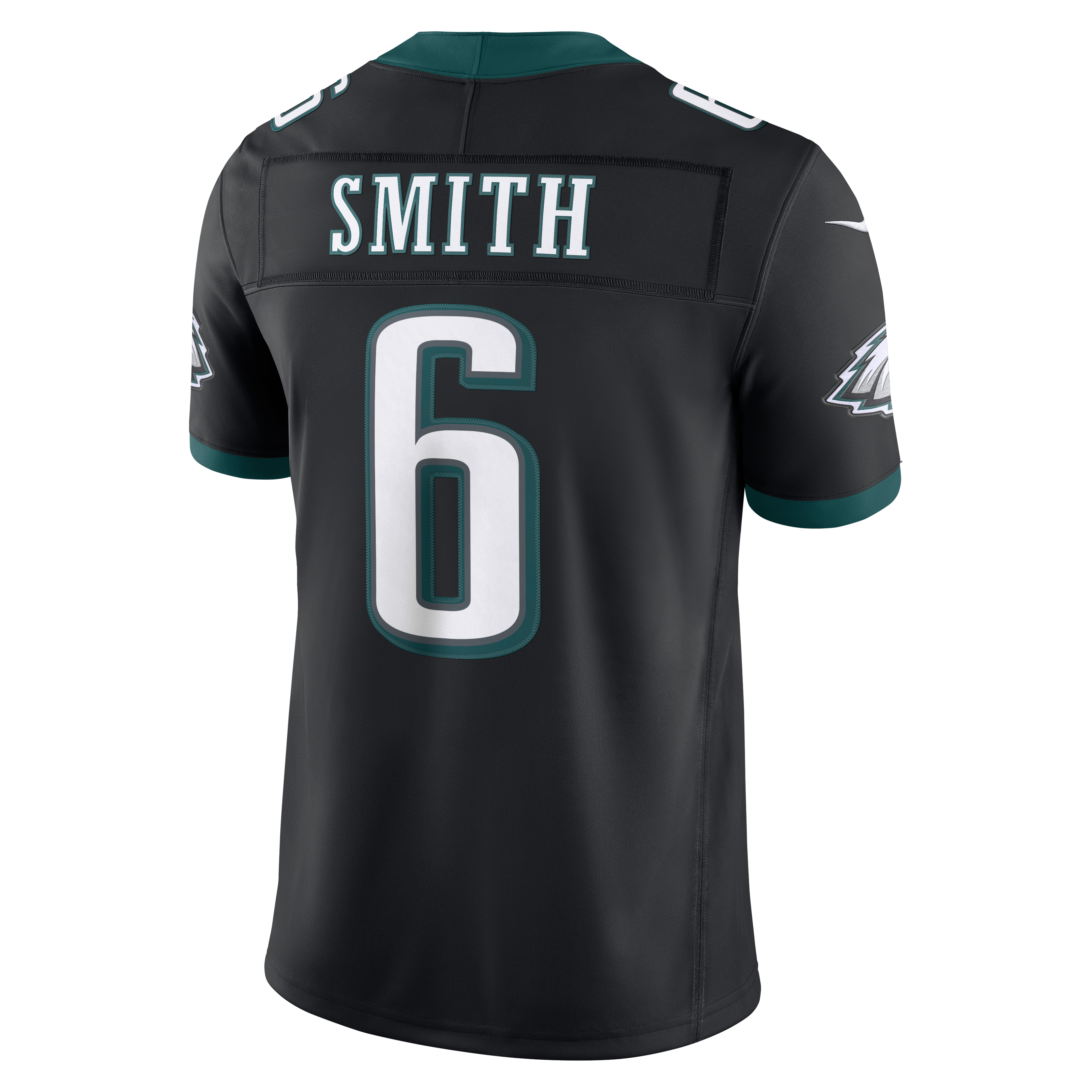 DeVonta Smith Philadelphia Eagles Team Vapor F.U.S.E. Stitched Limited Jersey - Black - Image 4