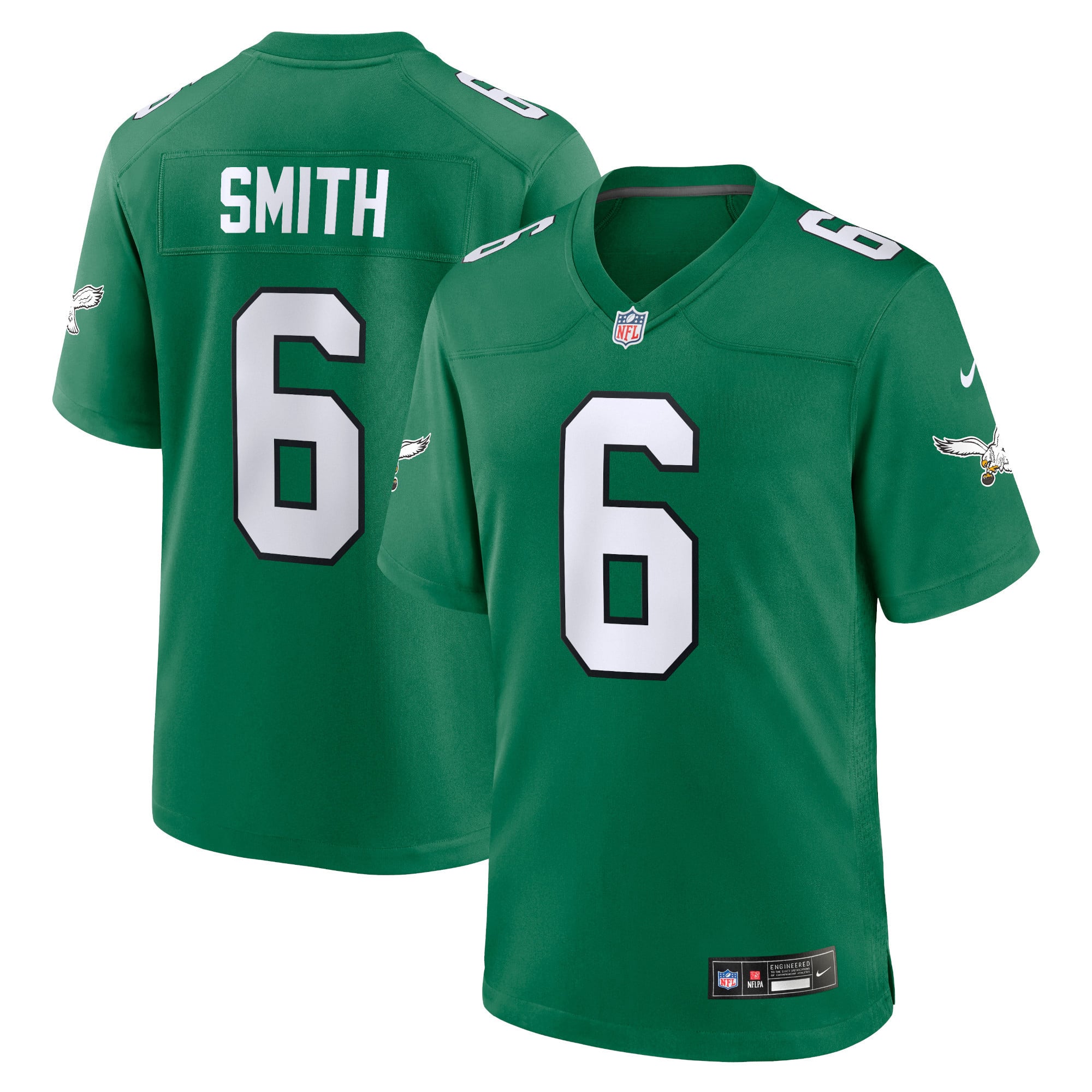 DeVonta Smith Philadelphia Eagles Youth Game Jersey - Kelly Green - Image 2