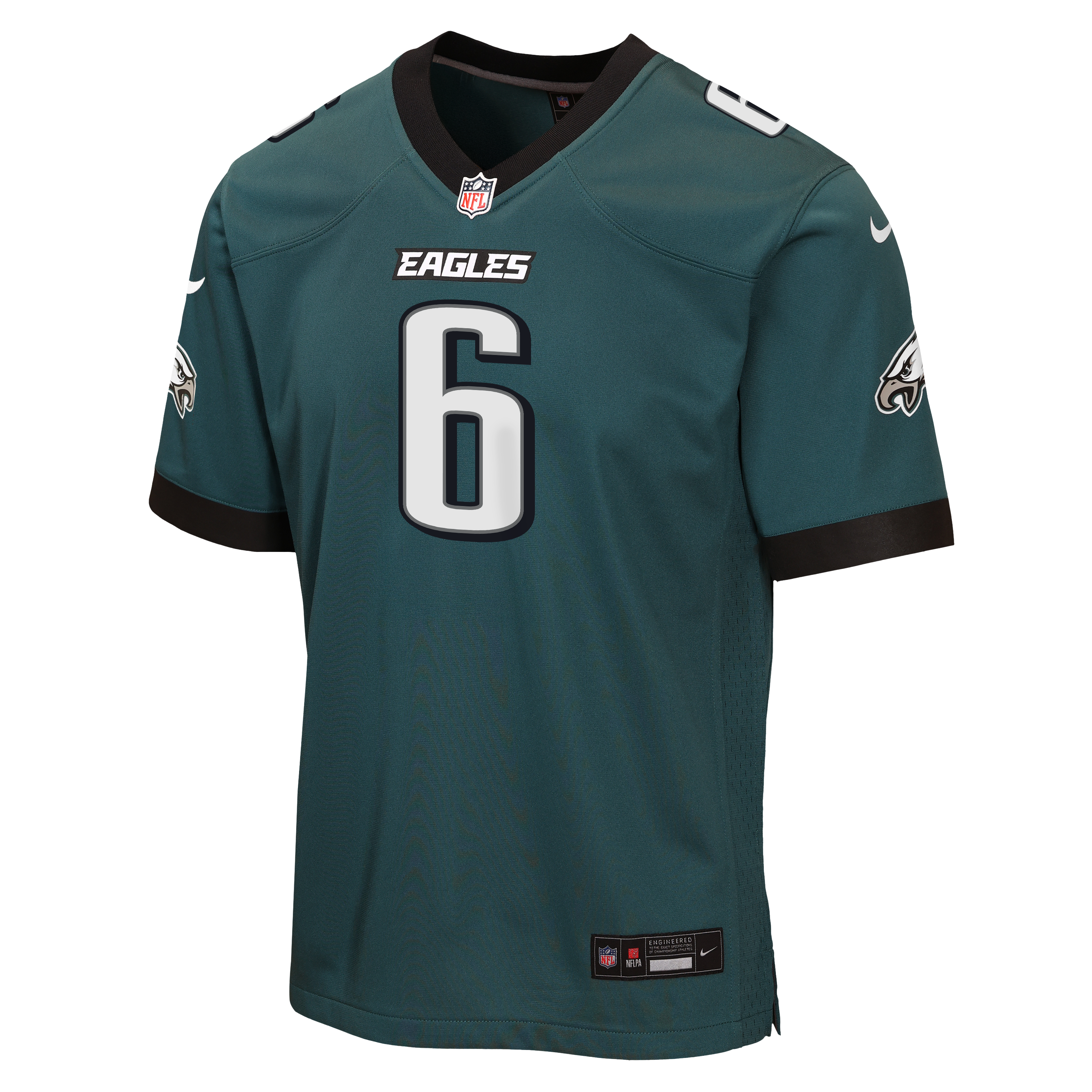 DeVonta Smith Philadelphia Eagles Youth Game Jersey - Midnight Green - Image 3