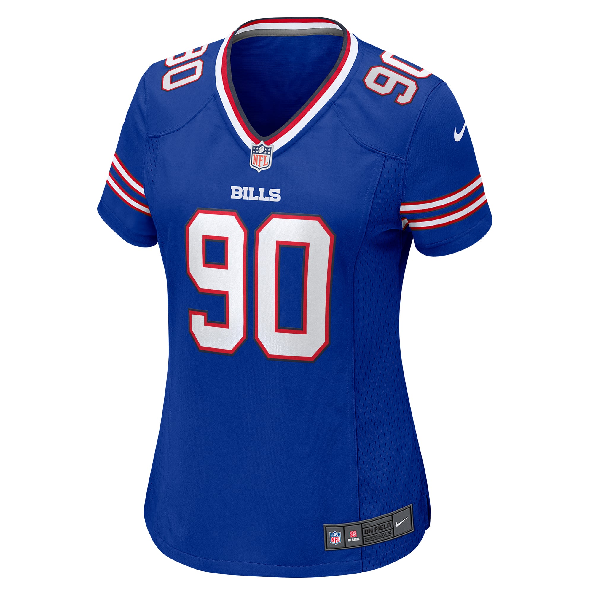 DeWayne Carter Buffalo Bills Women's Game Jersey - Royal - Image 3