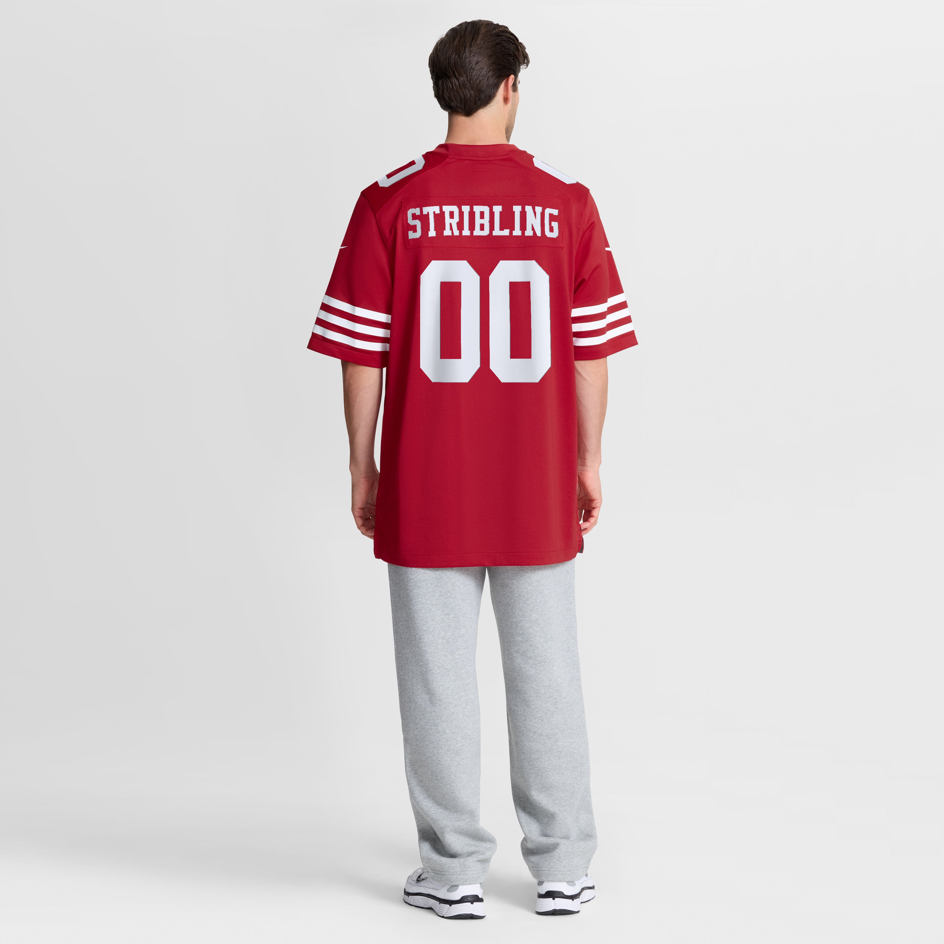 De'Zhaun Stribling San Francisco 49ers Game Jersey - Scarlet - Image 6