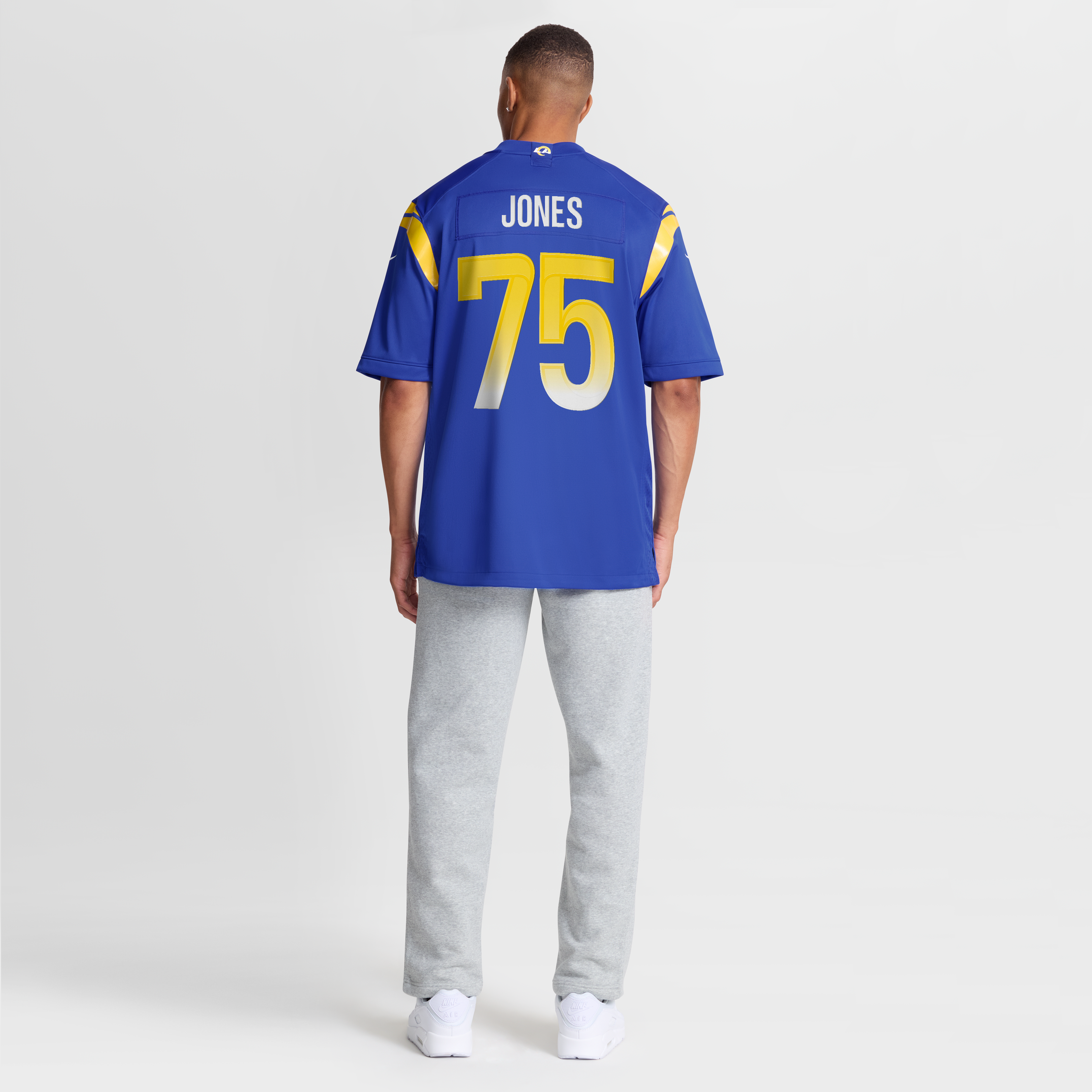 Deacon Jones Los Angeles Rams Game Retired Player Jersey - Royal - Image 9