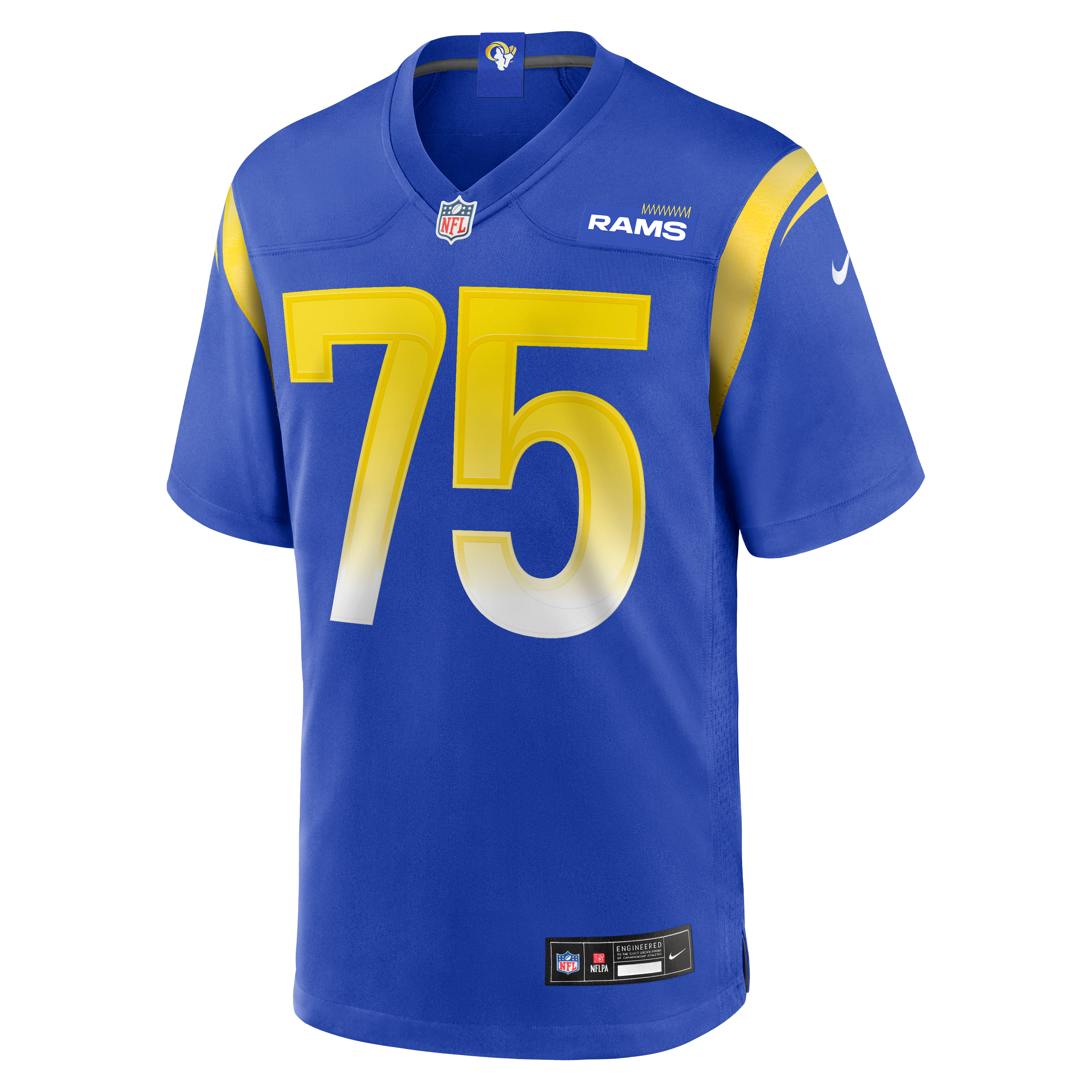 Deacon Jones Los Angeles Rams Game Retired Player Jersey - Royal - Image 3