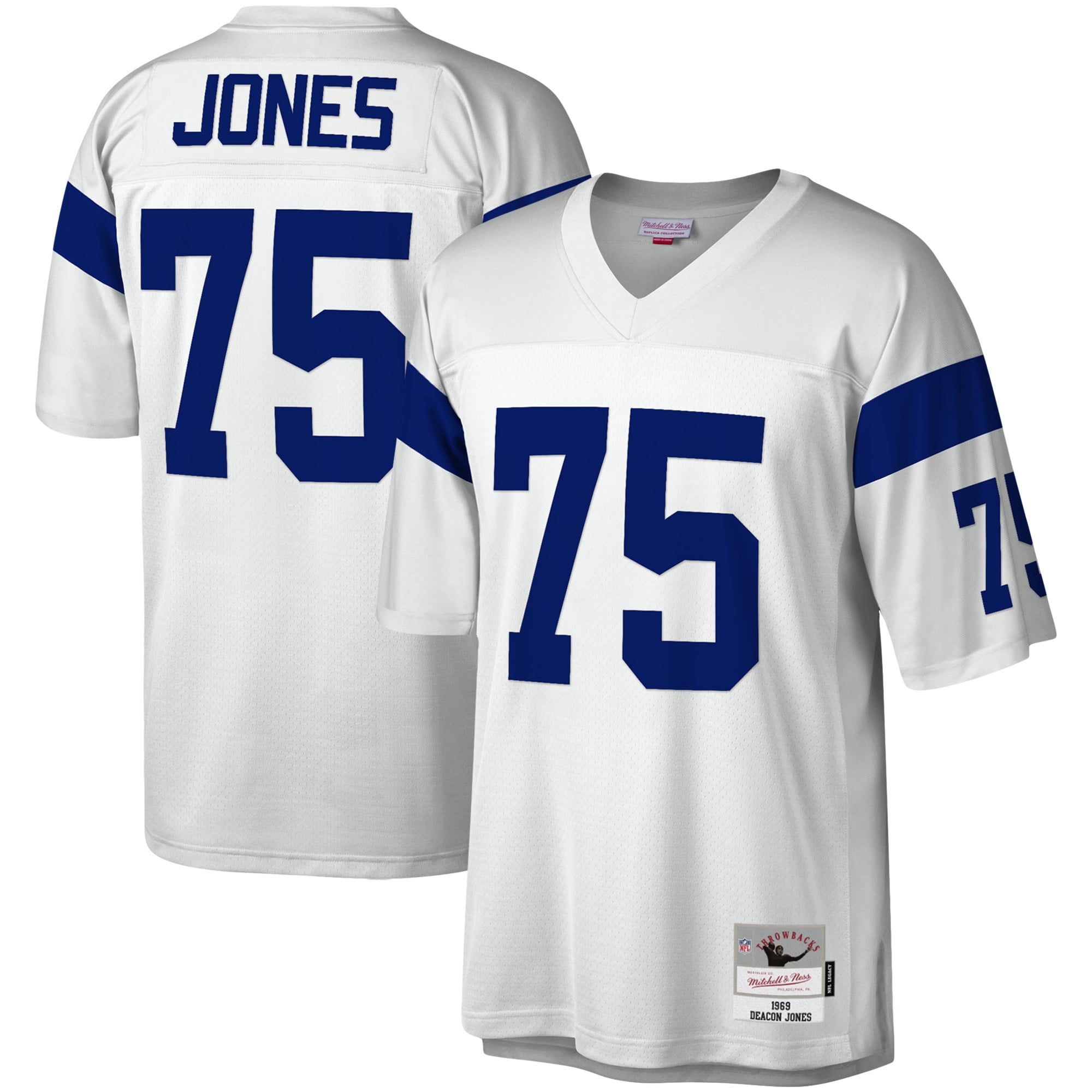 Deacon Jones Los Angeles Rams Legacy Jersey - White - Image 2