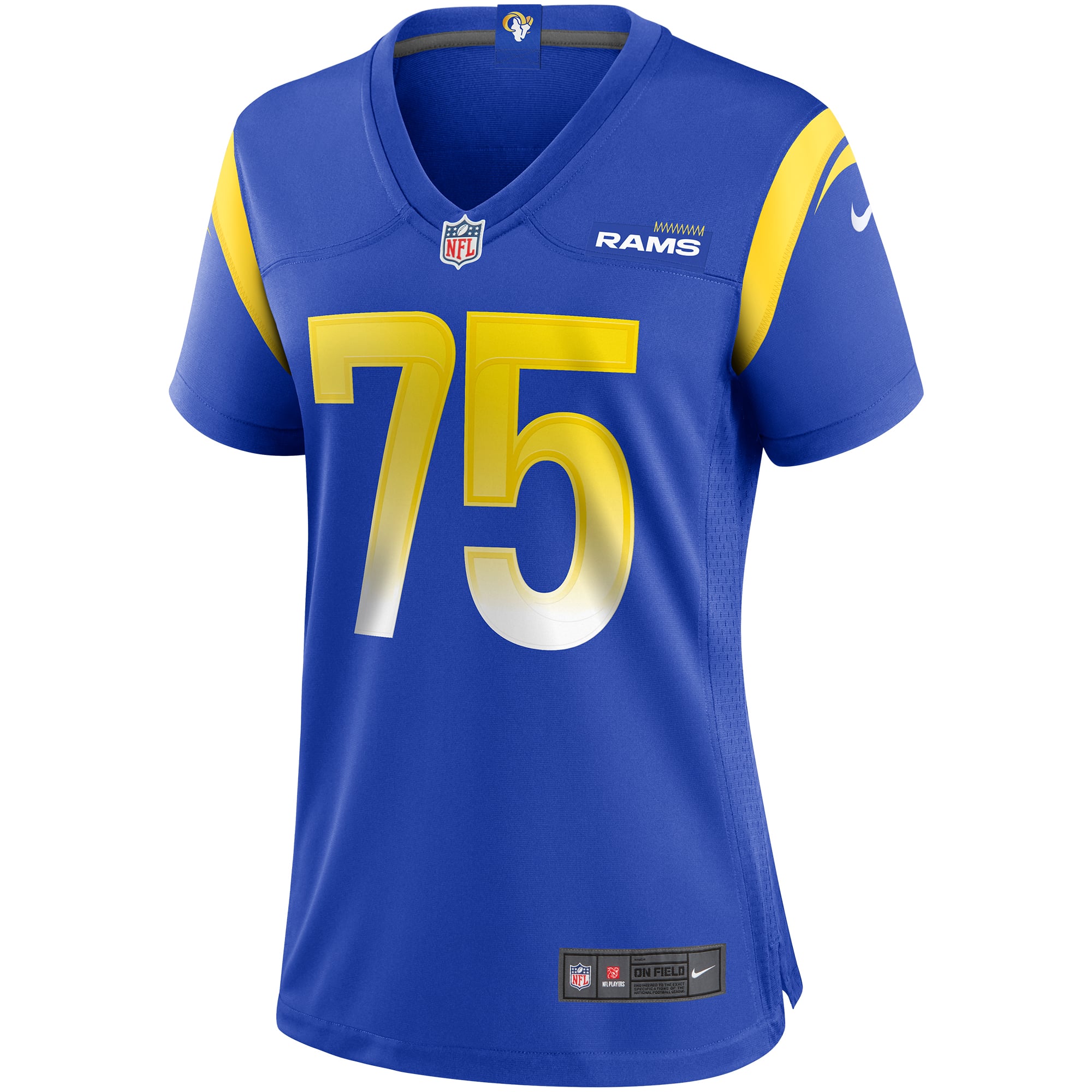 Deacon Jones Los Angeles Rams Women's Game Retired Player Jersey - Royal - Image 3