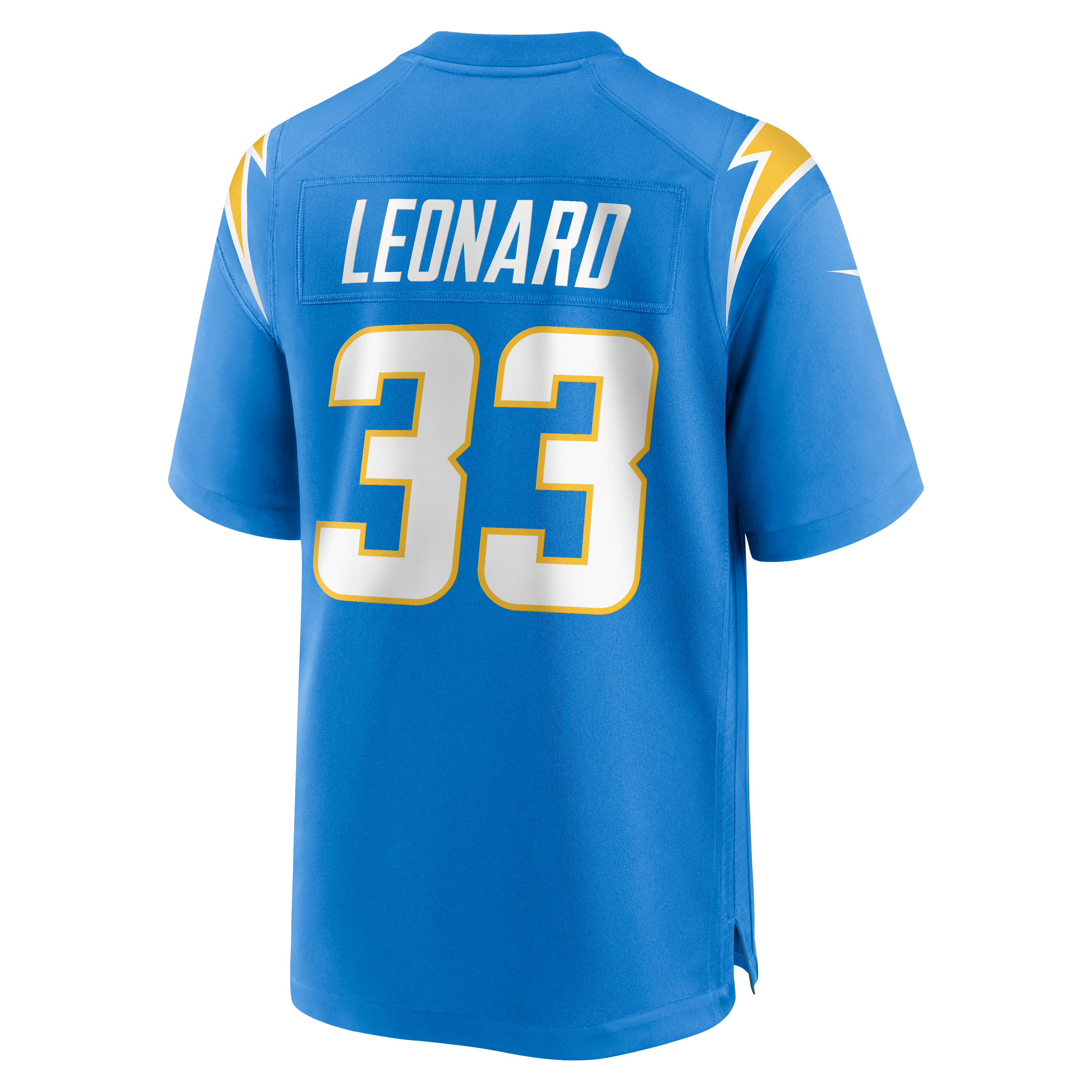 Deane Leonard Los Angeles Chargers Game Player Jersey - Powder Blue - Image 4