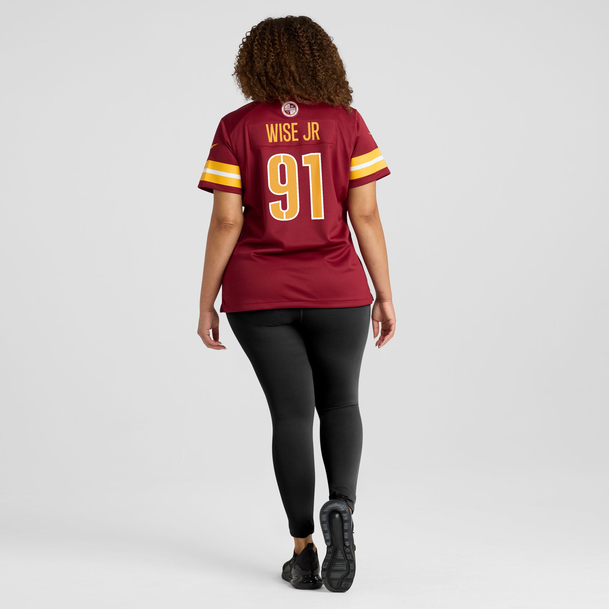 Deatrich Wise Jr. Washington Commanders Women's Team Game Jersey - Burgundy - Image 8