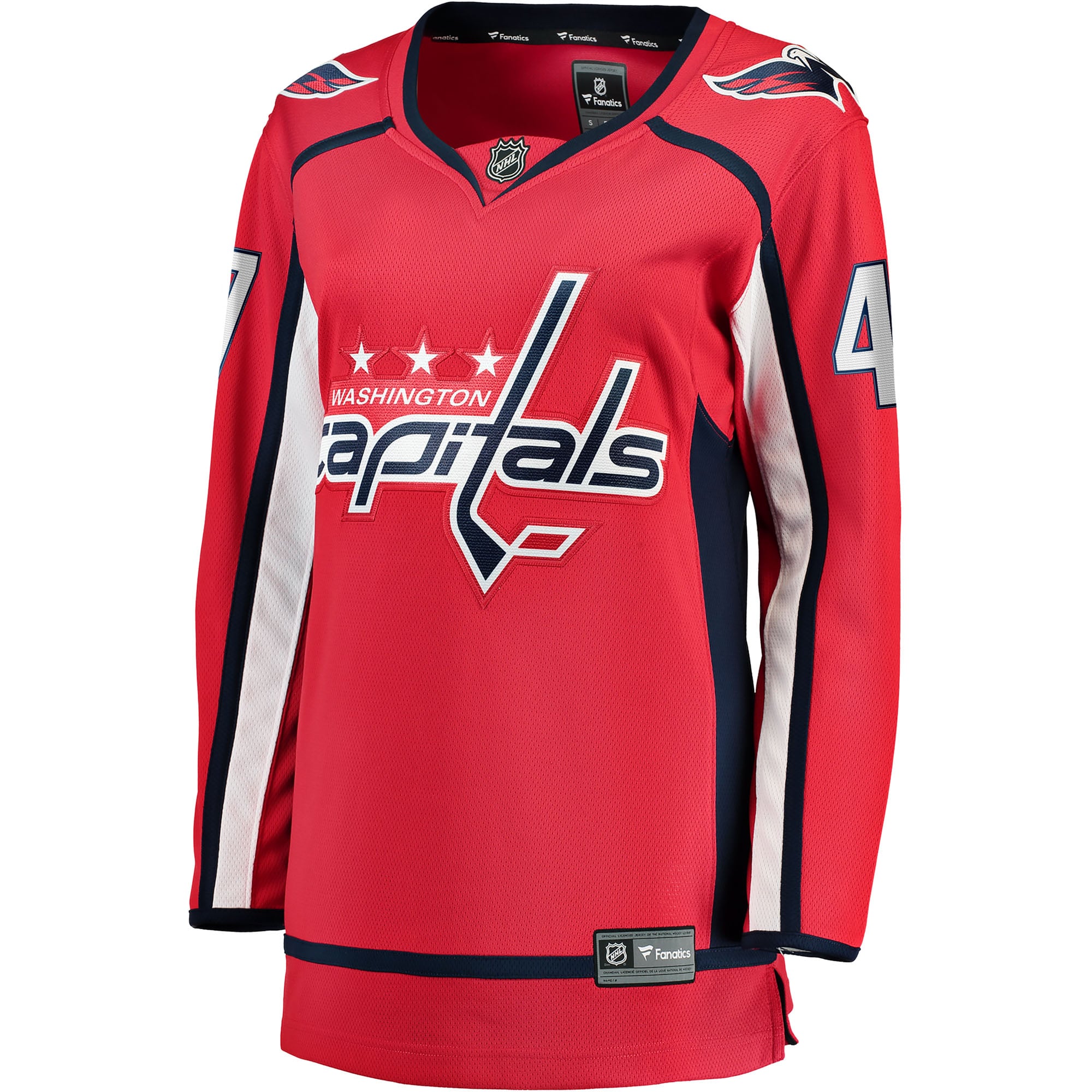 Declan Chisholm Washington Capitals Women's Home Breakaway Jersey - Red - Image 3