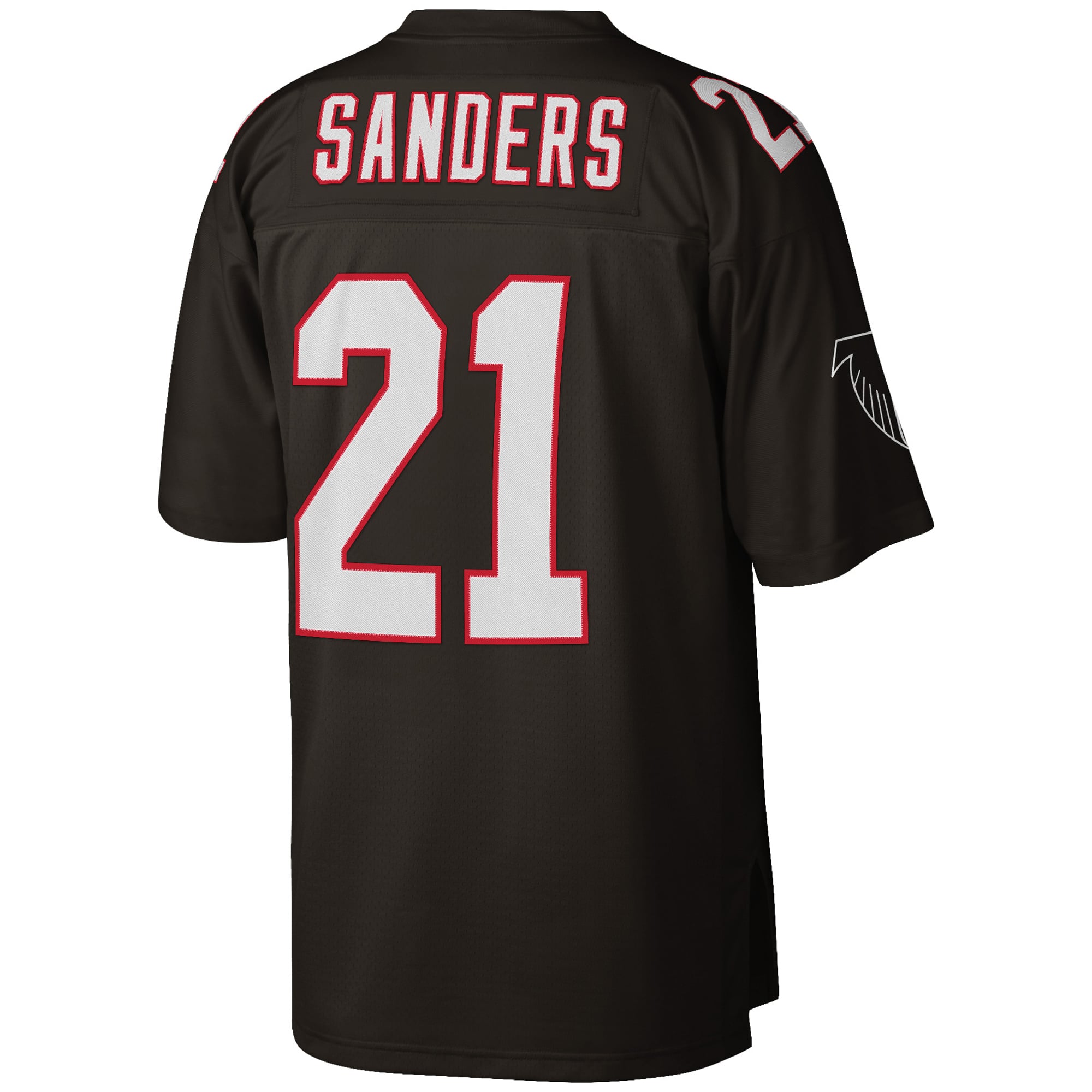 Deion Sanders Atlanta Falcons Big & Tall 1992 Retired Player Jersey - Black - Image 4