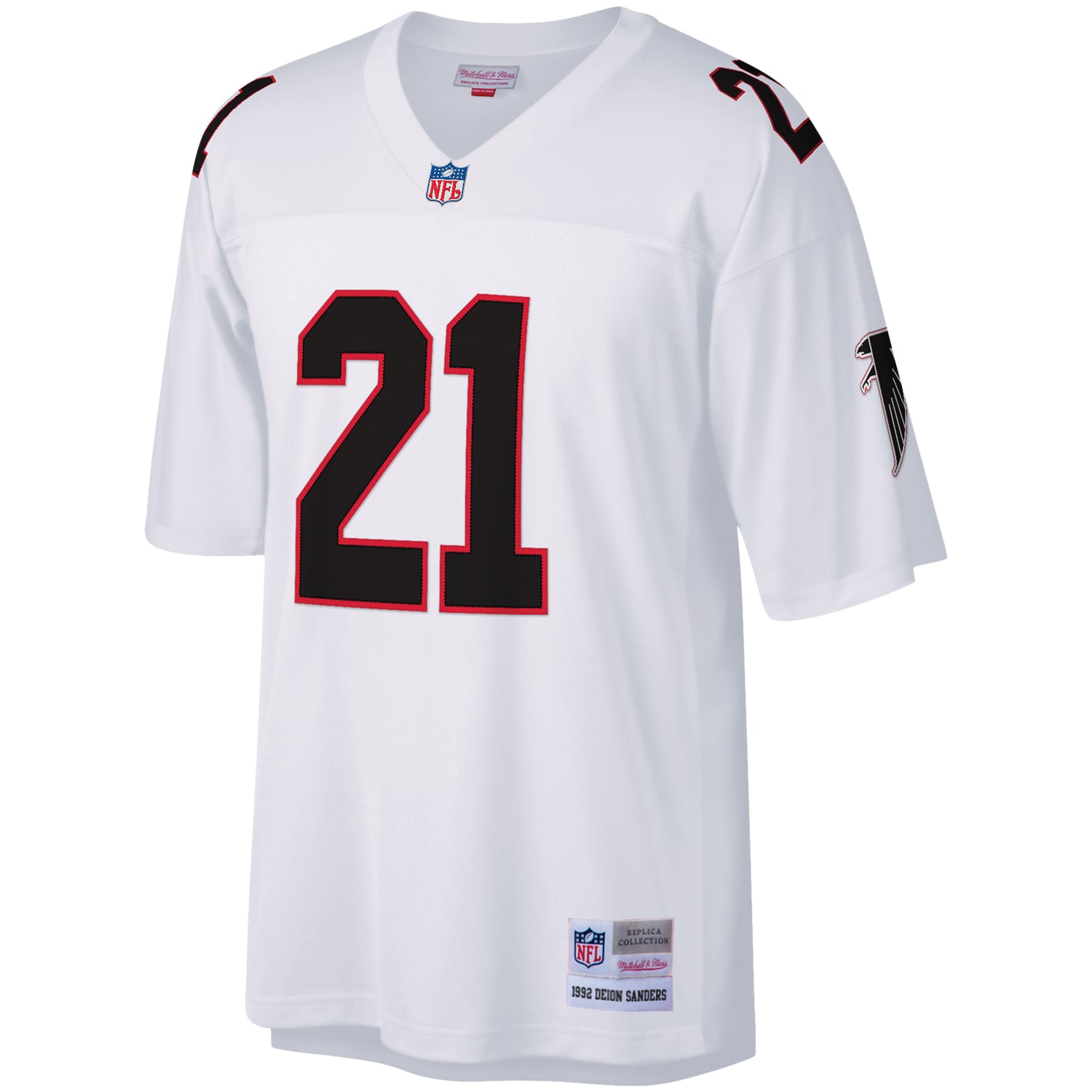 Deion Sanders Atlanta Falcons Legacy Jersey - White - Image 3