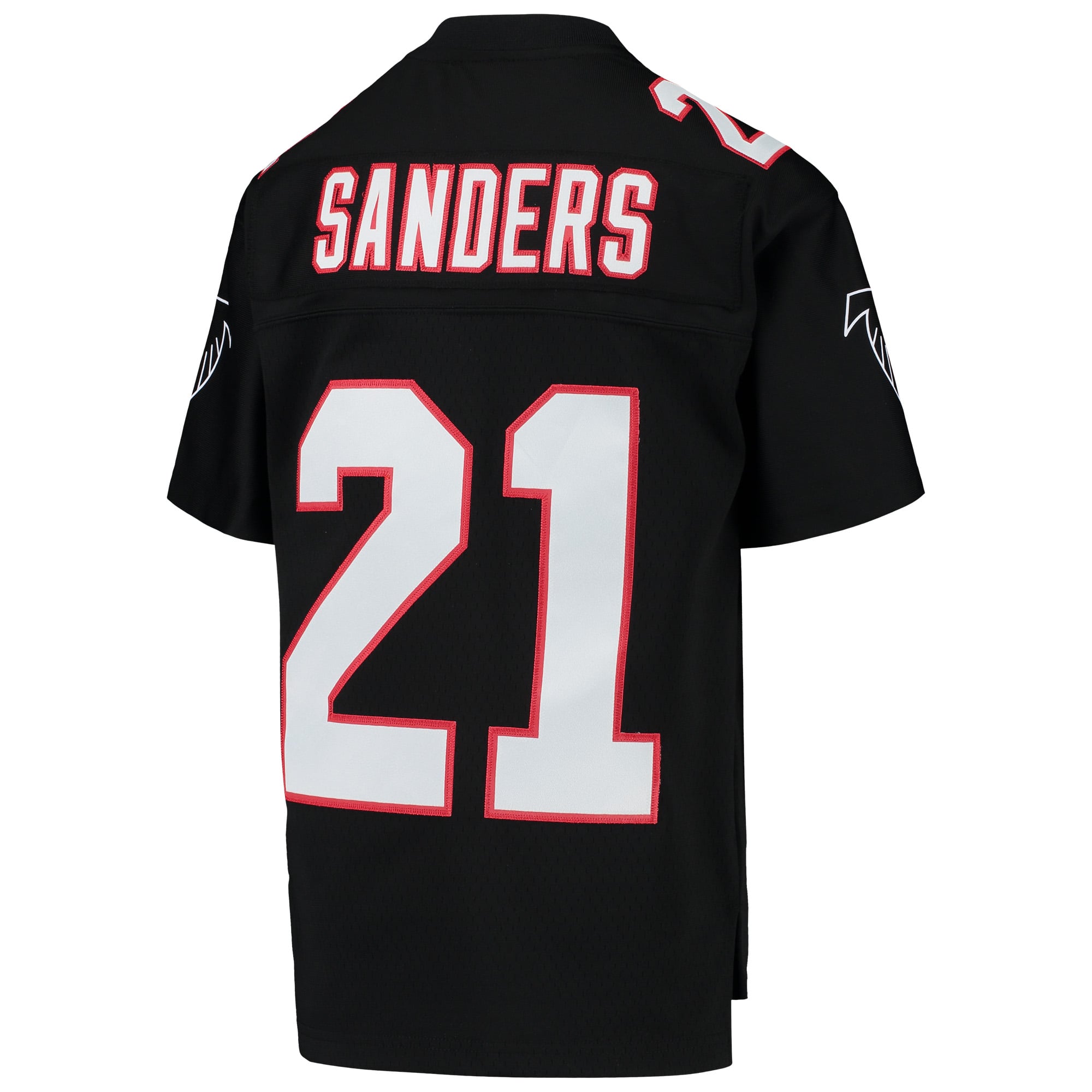 Deion Sanders Atlanta Falcons Youth 1992 Legacy Retired Player Jersey - Black - Image 4