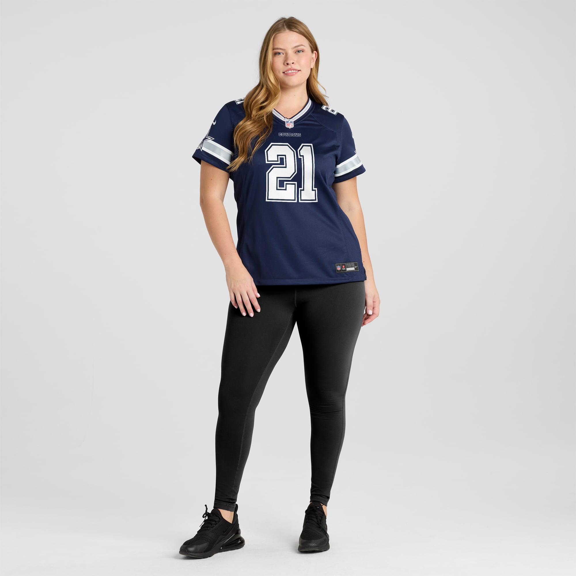 Deion Sanders Dallas Cowboys Women's Team Retired Player Game Jersey - Navy - Image 7