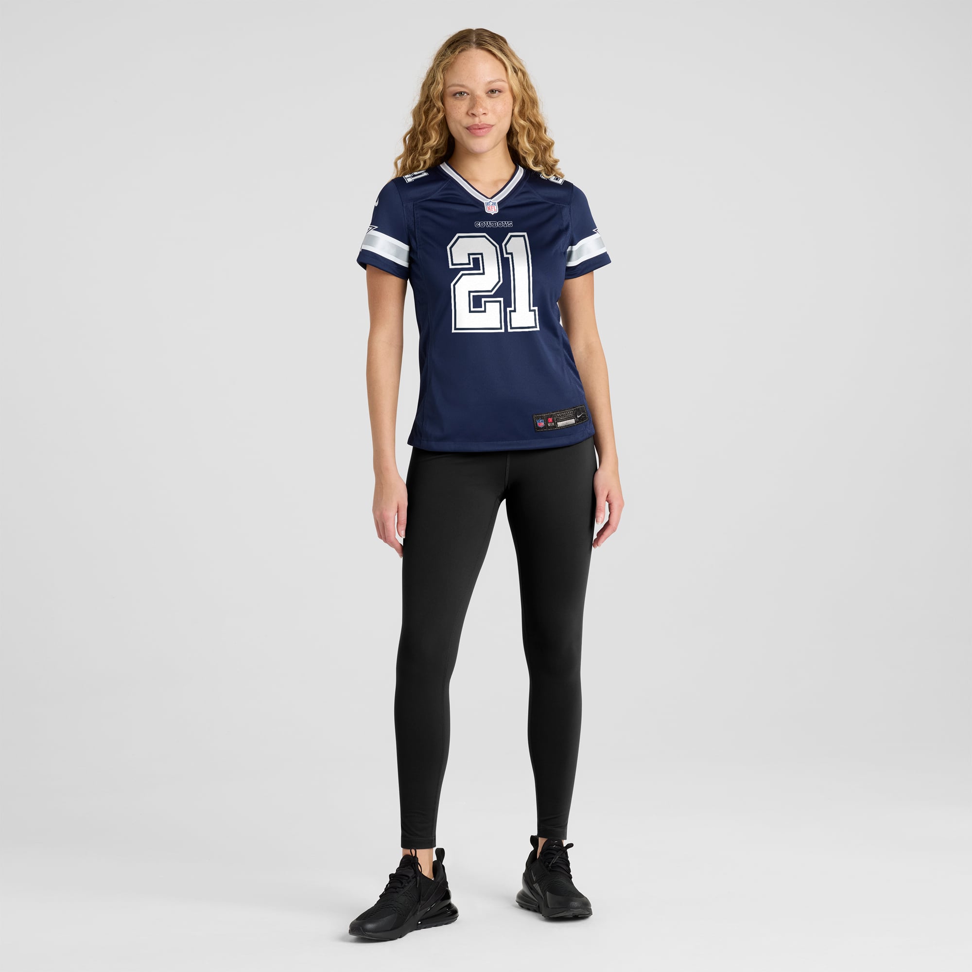 Deion Sanders Dallas Cowboys Women's Team Retired Player Game Jersey - Navy - Image 5