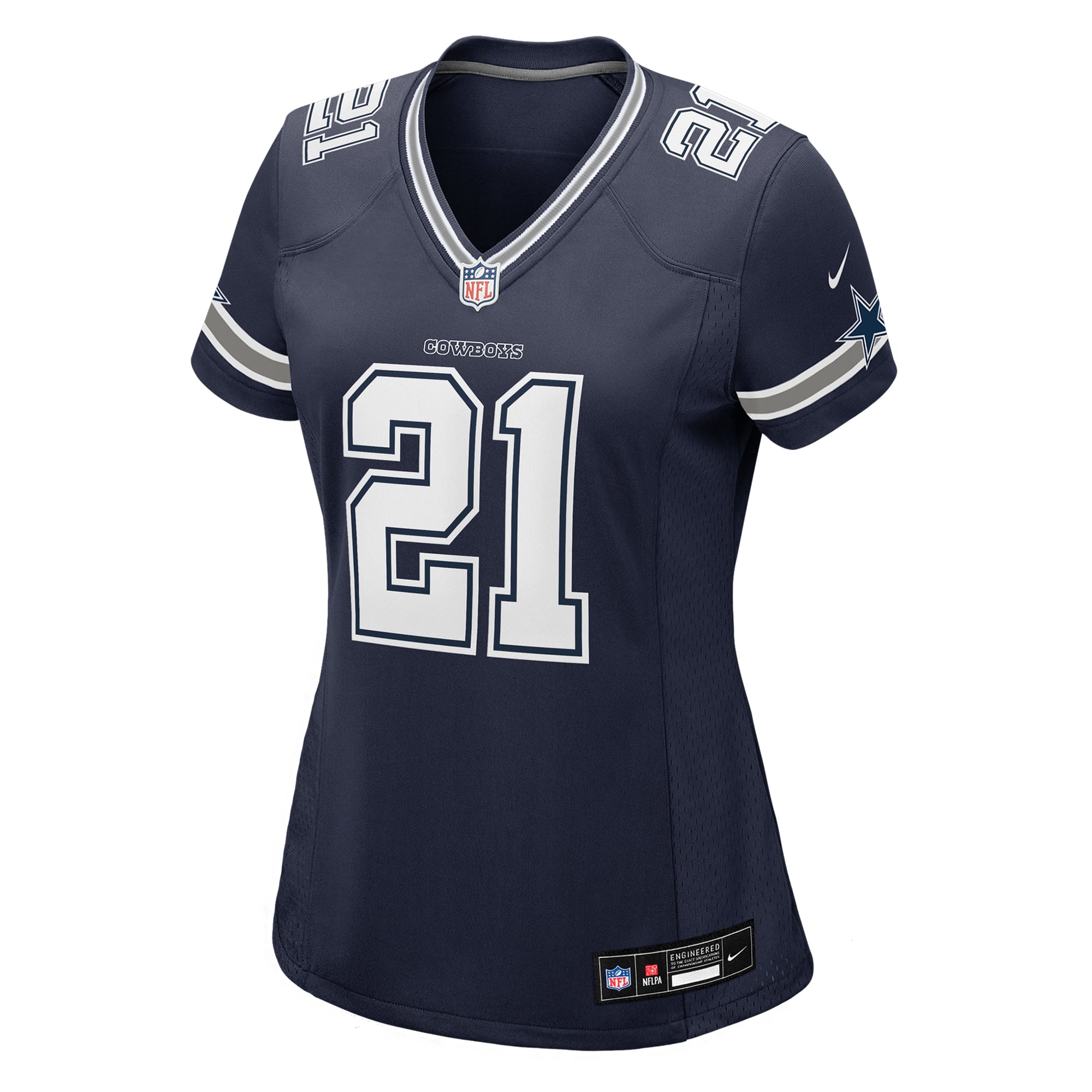 Deion Sanders Dallas Cowboys Women's Team Retired Player Game Jersey - Navy - Image 3