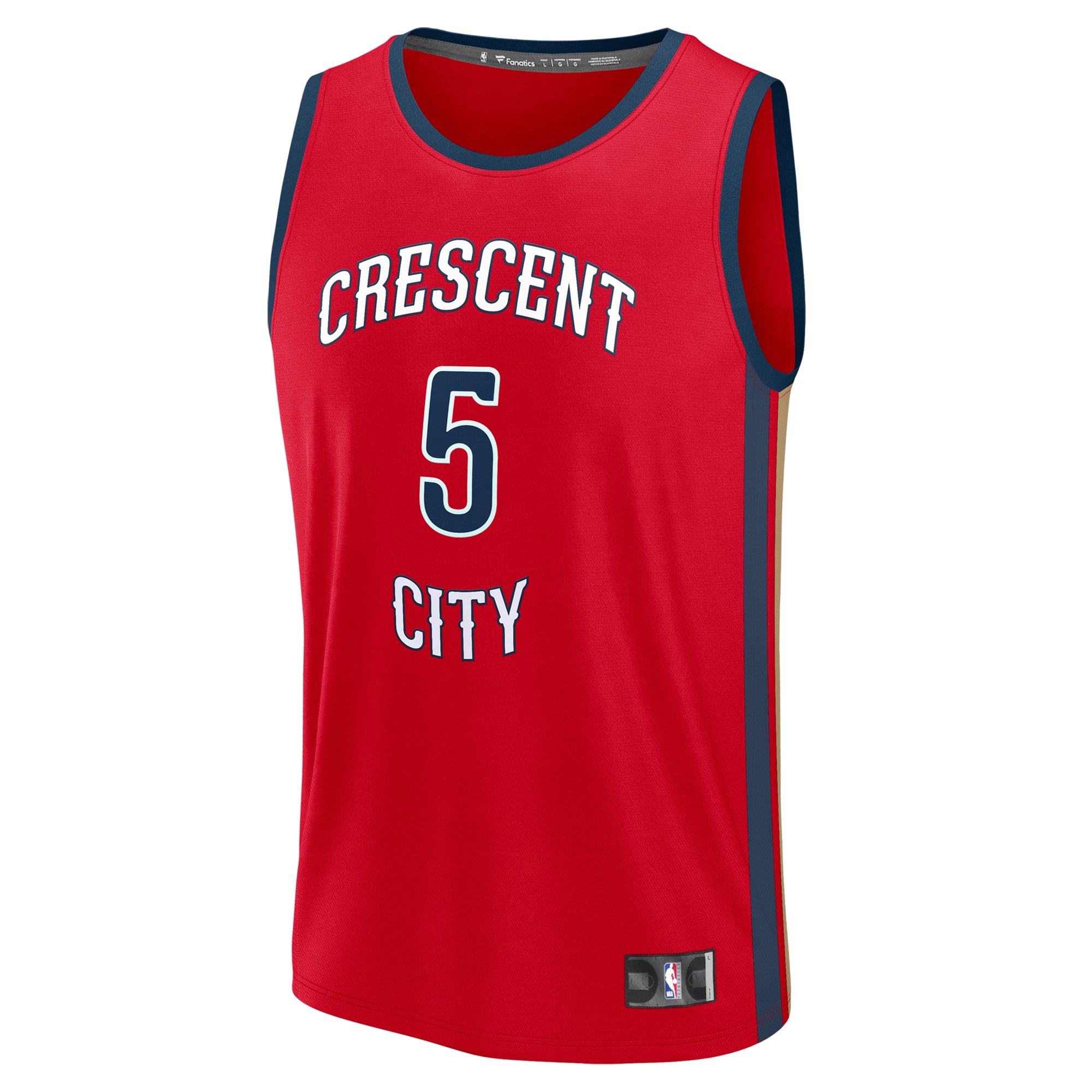 Dejounte Murray New Orleans Pelicans Youth Fast Break Player Jersey - Statement Edition - Red - Image 3