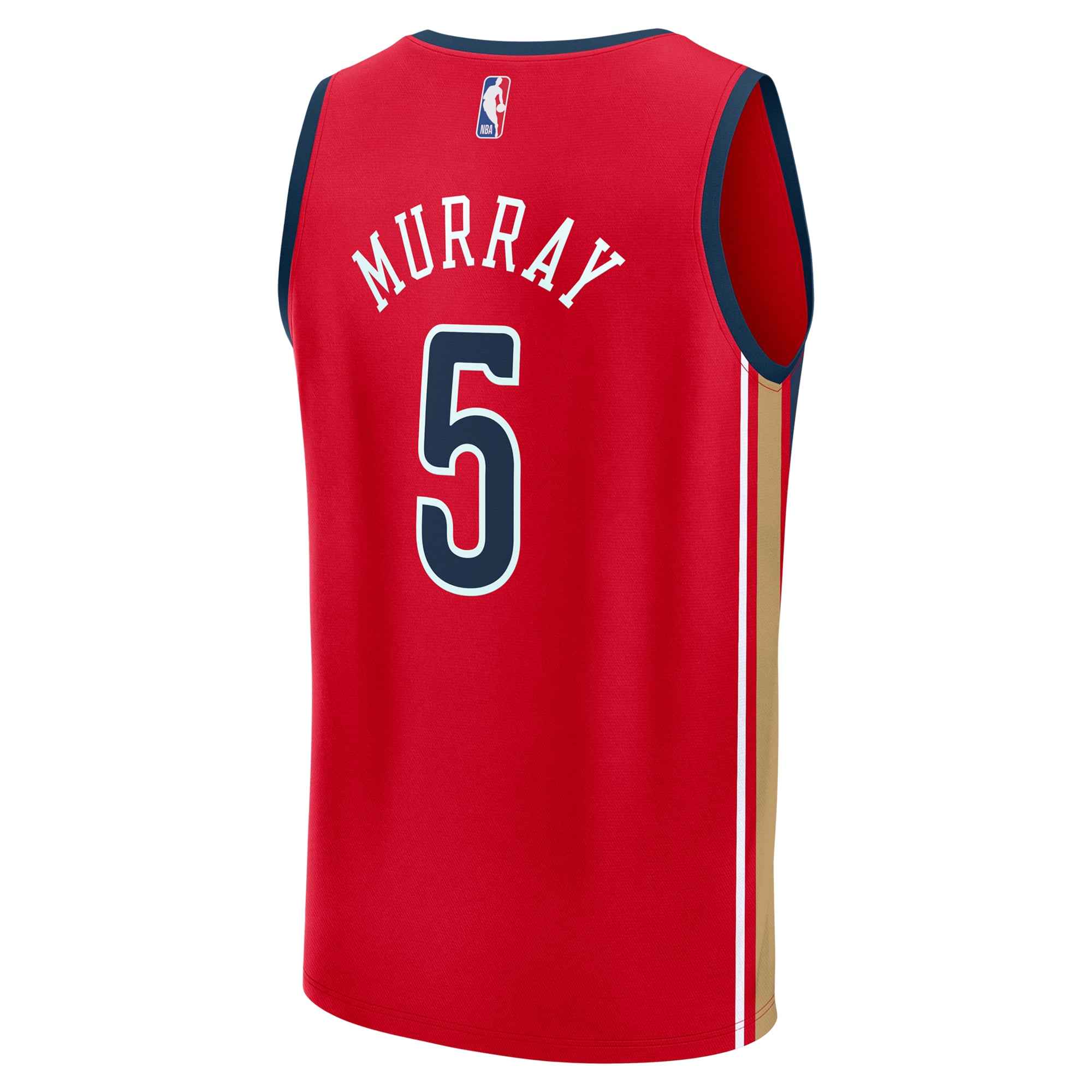 Dejounte Murray New Orleans Pelicans Youth Fast Break Player Jersey - Statement Edition - Red - Image 4