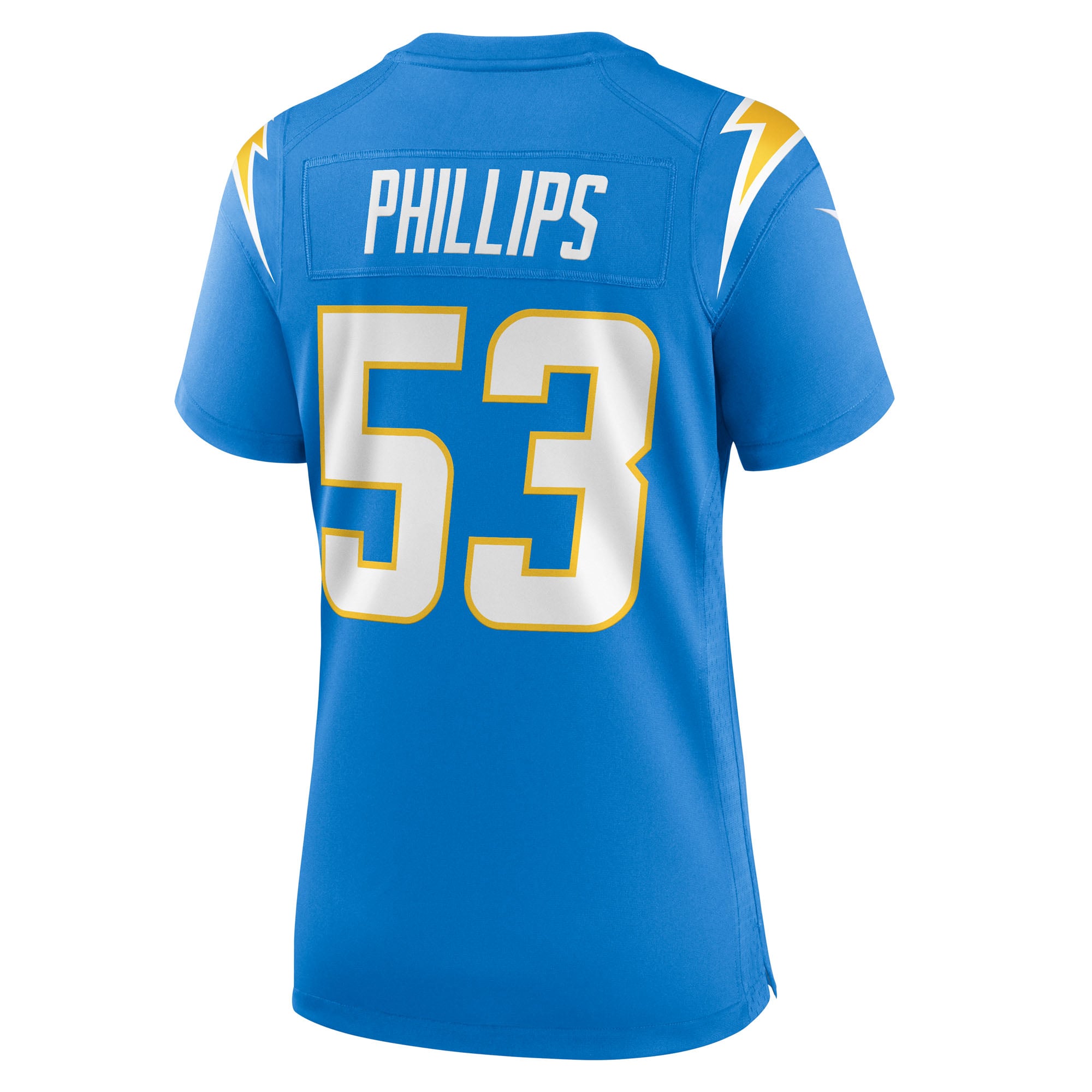 Del'Shawn Phillips Los Angeles Chargers Women's Team Game Jersey - Powder Blue - Image 4