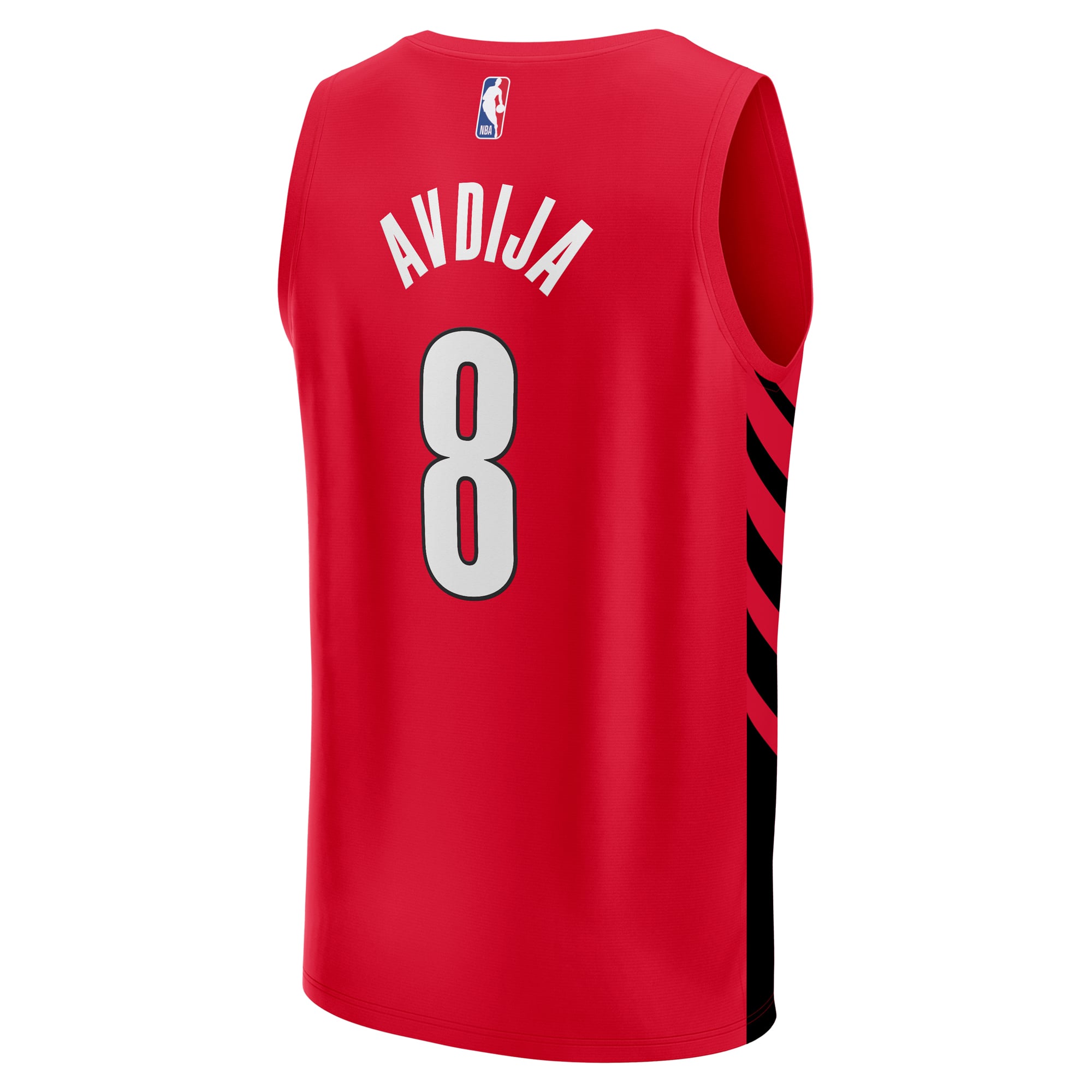 Deni Avdija Portland Trail Blazers Fast Break Player Jersey - Statement Edition - Red - Image 4